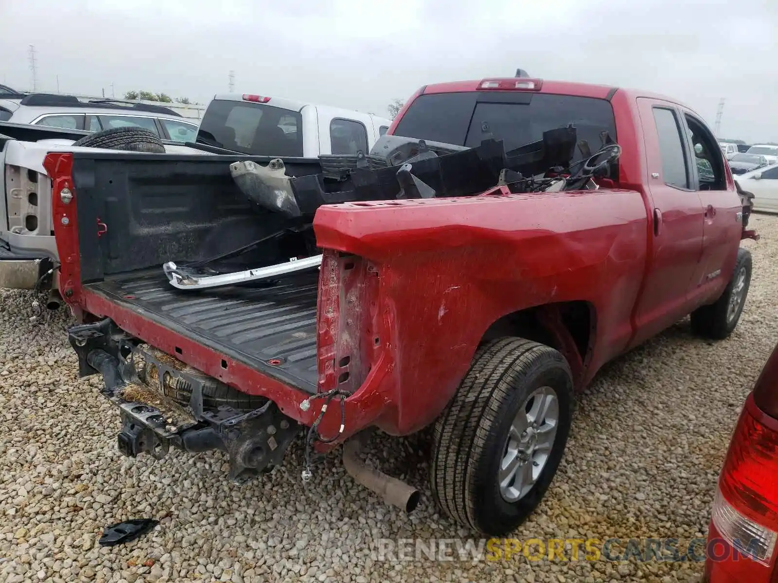 4 Photograph of a damaged car 5TFRY5F15LX261021 TOYOTA TUNDRA 2020