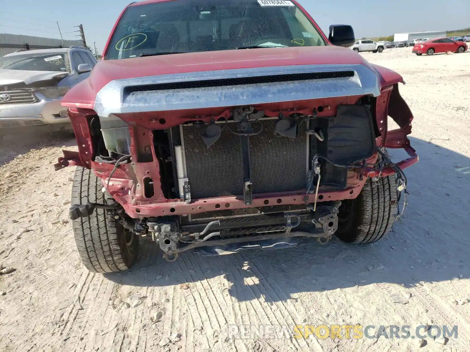 9 Photograph of a damaged car 5TFRY5F15LX261021 TOYOTA TUNDRA 2020