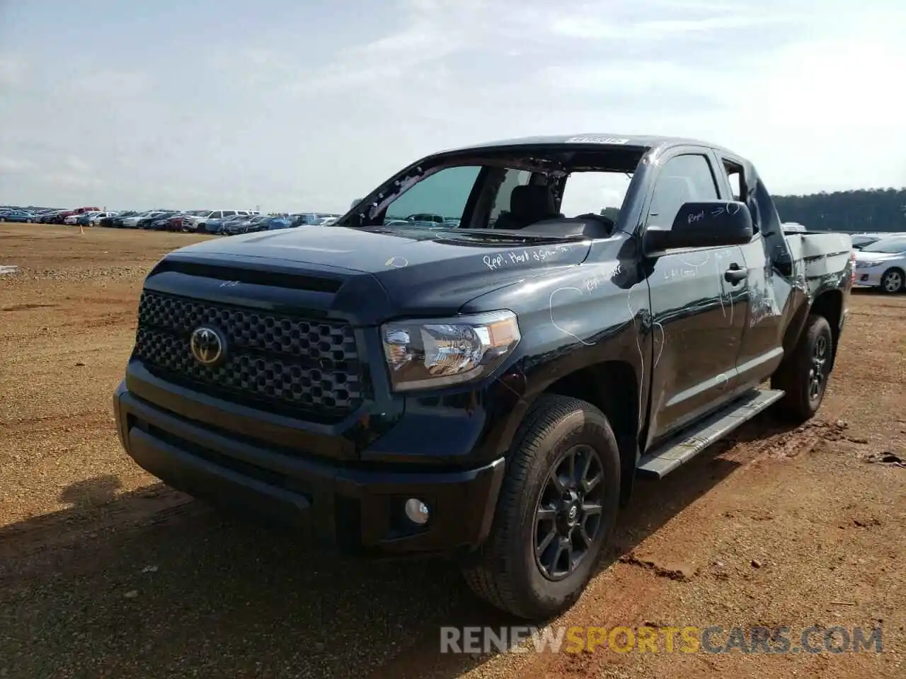 2 Photograph of a damaged car 5TFRY5F15LX270804 TOYOTA TUNDRA 2020