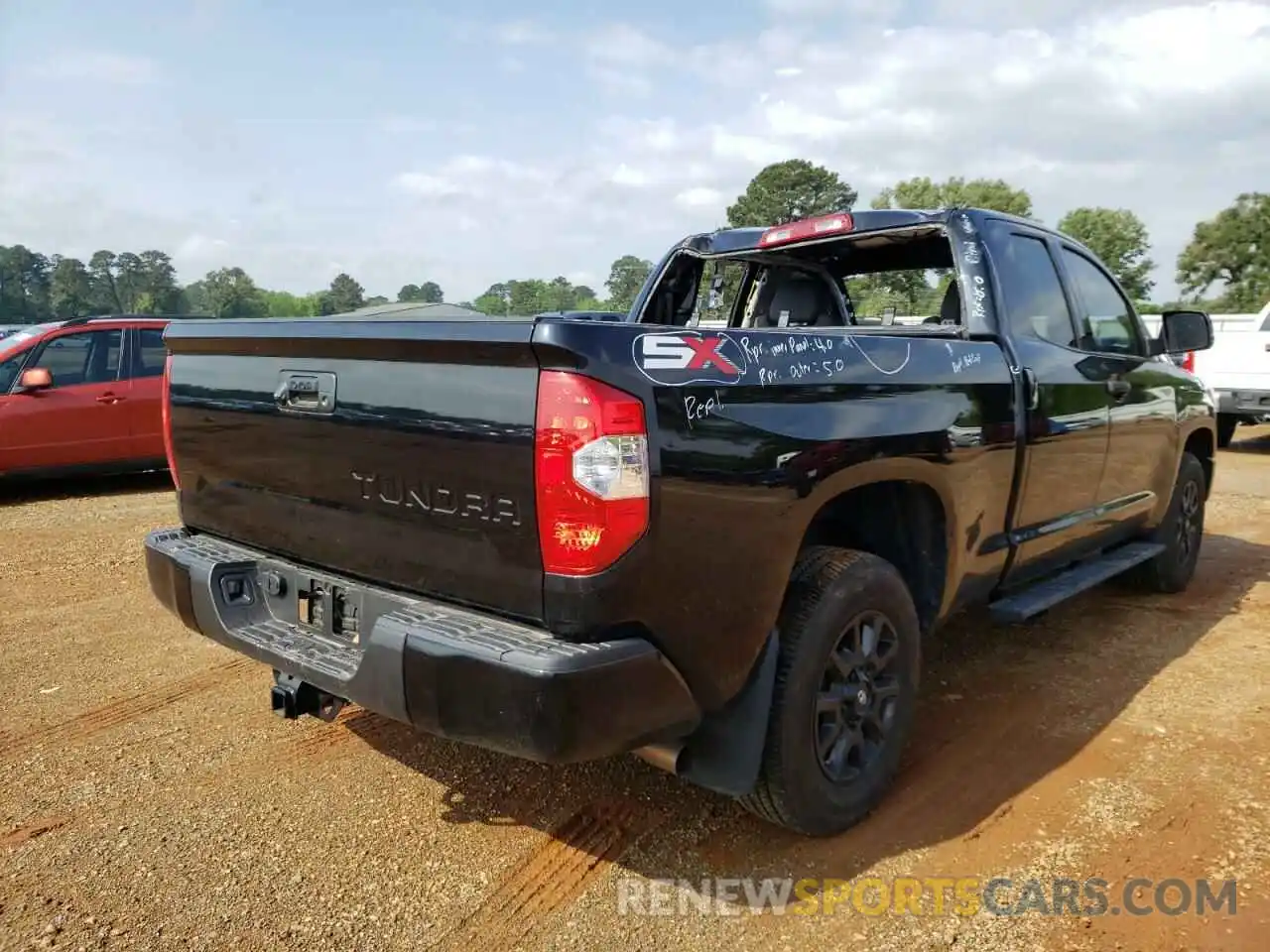 4 Photograph of a damaged car 5TFRY5F15LX270804 TOYOTA TUNDRA 2020