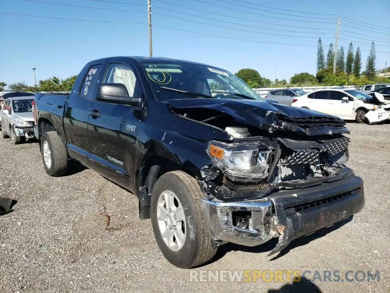 1 Photograph of a damaged car 5TFRY5F16LX256538 TOYOTA TUNDRA 2020