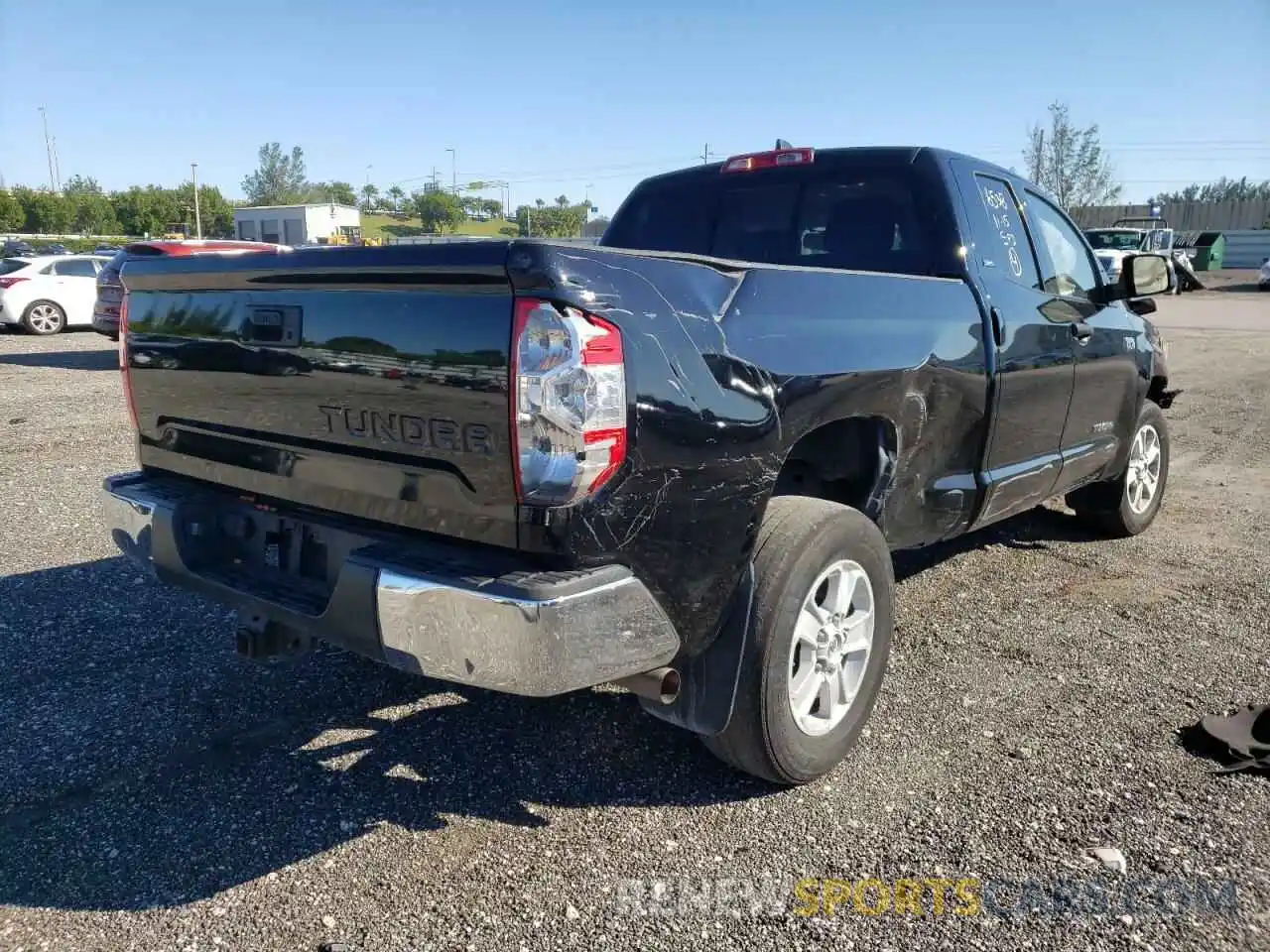 4 Photograph of a damaged car 5TFRY5F16LX256538 TOYOTA TUNDRA 2020