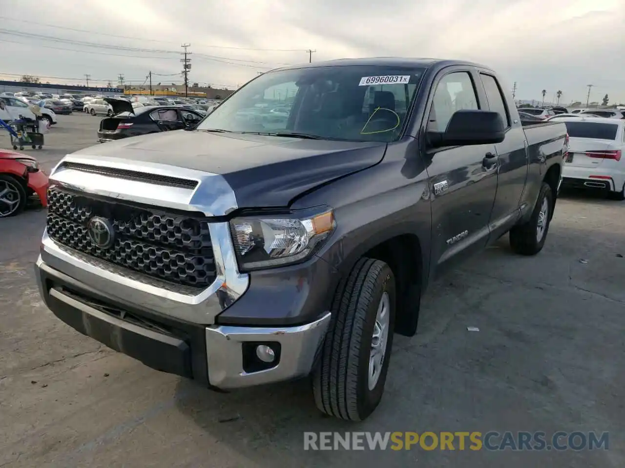 2 Photograph of a damaged car 5TFRY5F16LX265448 TOYOTA TUNDRA 2020