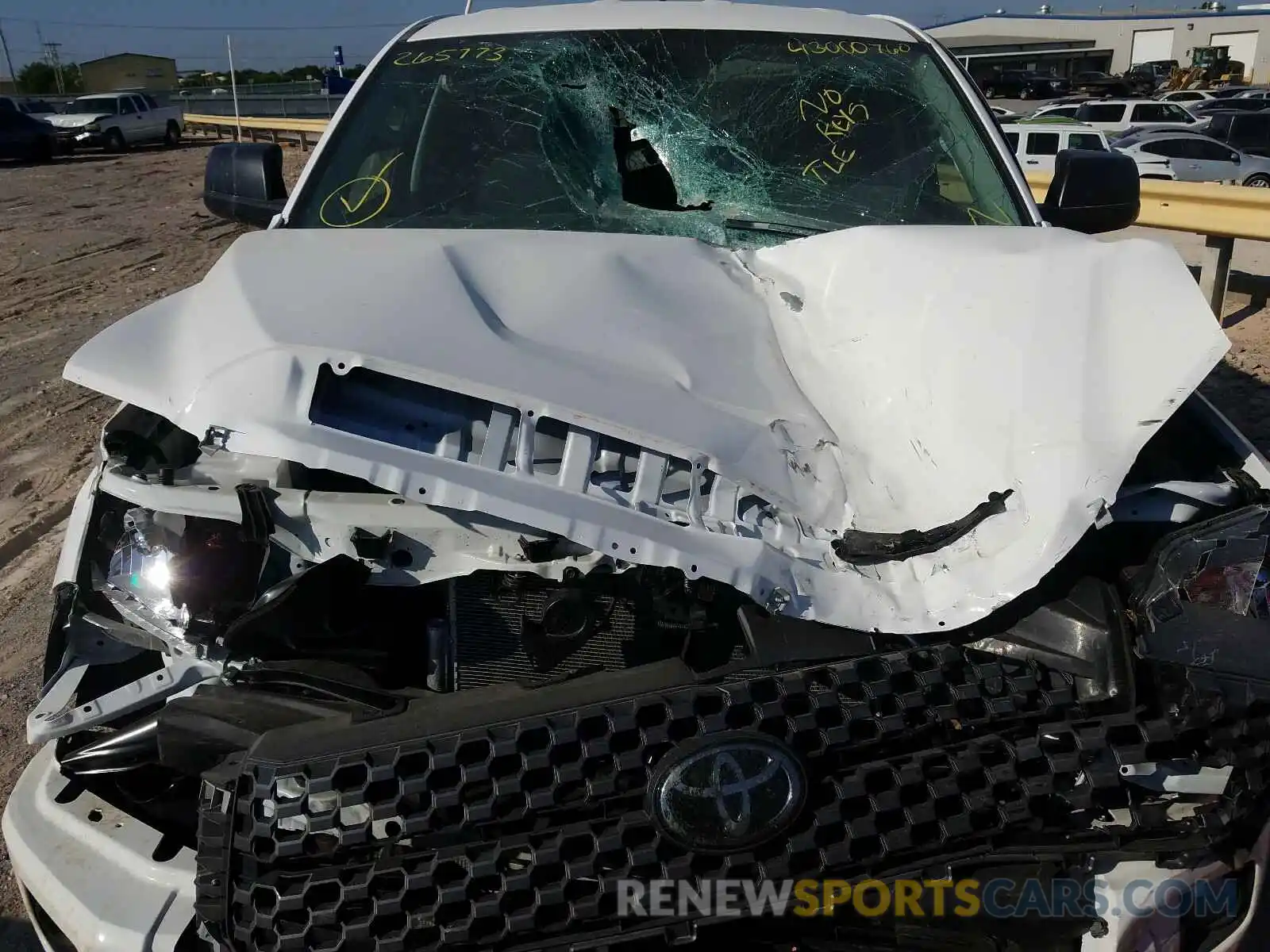 7 Photograph of a damaged car 5TFRY5F16LX265773 TOYOTA TUNDRA 2020