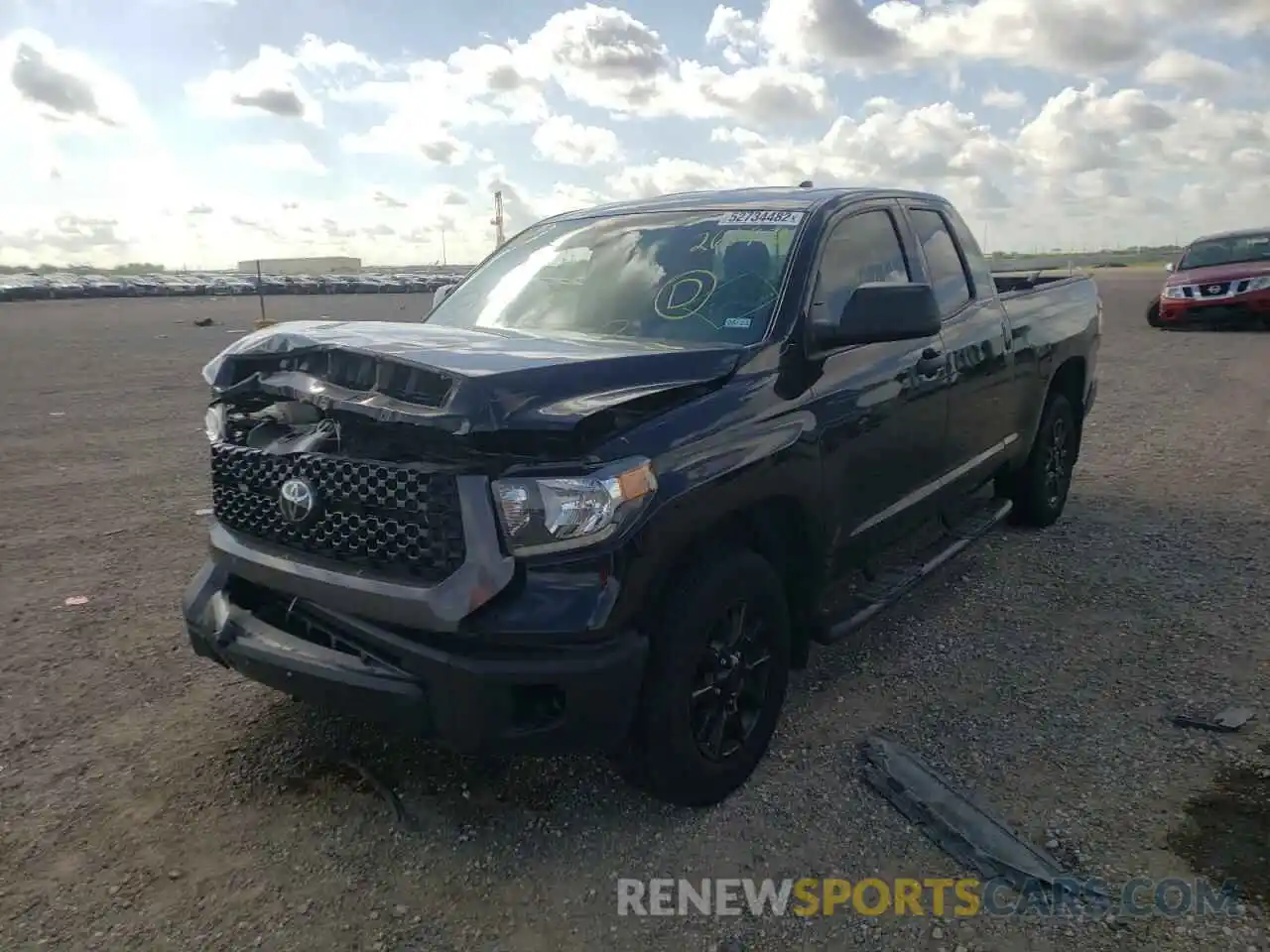 2 Photograph of a damaged car 5TFRY5F16LX266972 TOYOTA TUNDRA 2020