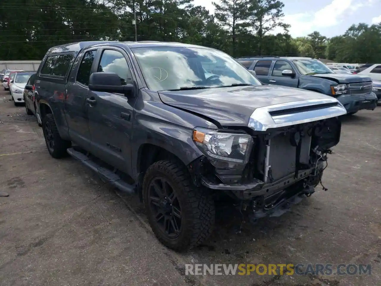 1 Photograph of a damaged car 5TFRY5F16LX267720 TOYOTA TUNDRA 2020