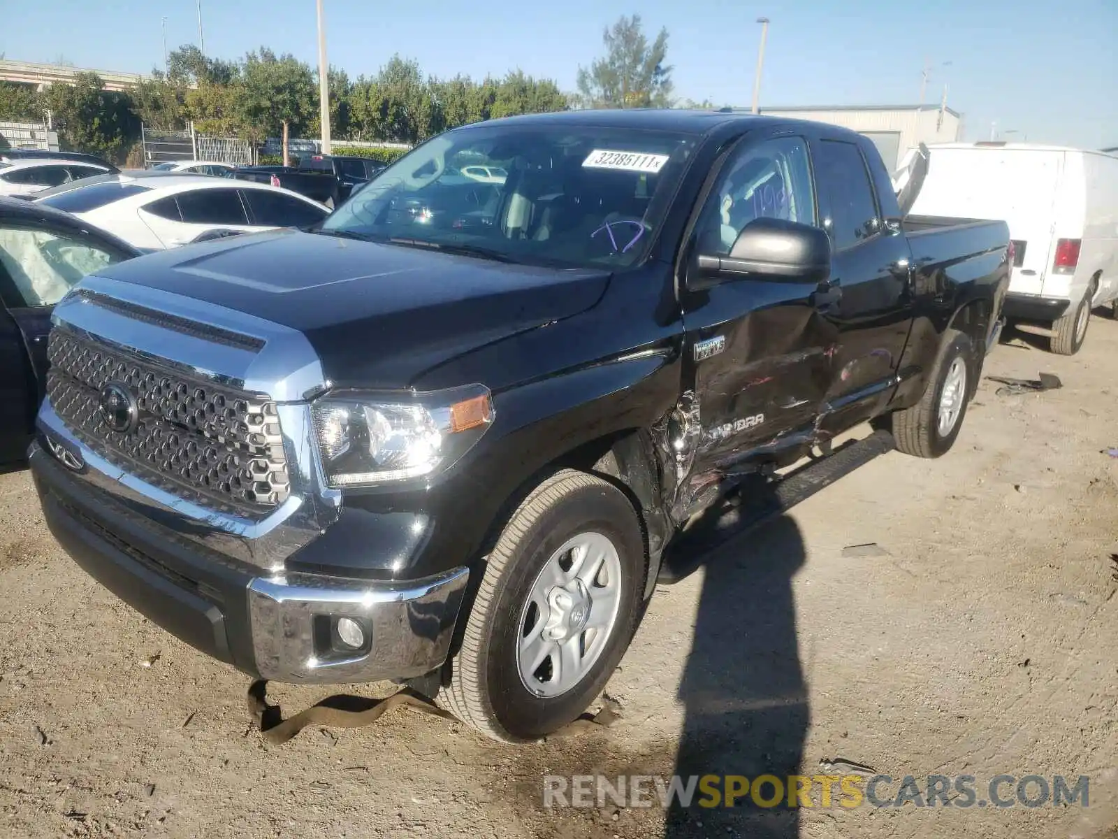 2 Photograph of a damaged car 5TFRY5F17LX271310 TOYOTA TUNDRA 2020