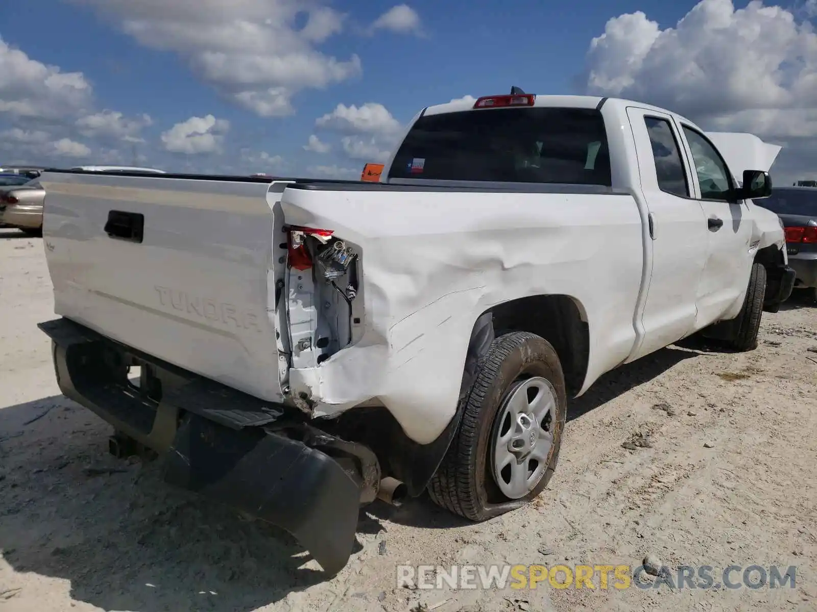 4 Photograph of a damaged car 5TFRY5F18LX258744 TOYOTA TUNDRA 2020