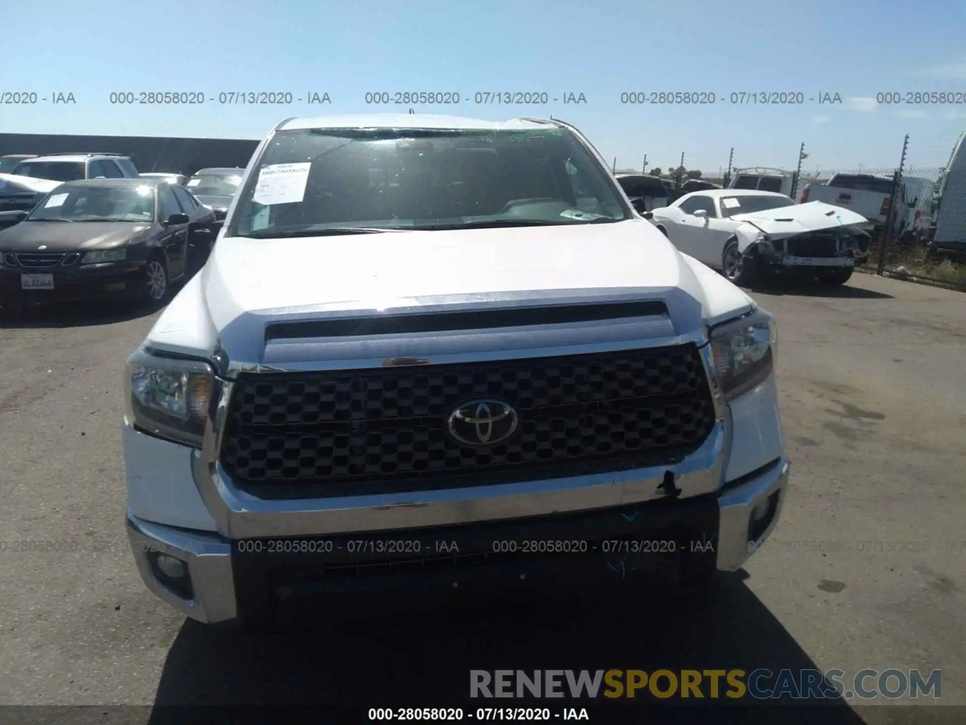 6 Photograph of a damaged car 5TFRY5F19LX258025 TOYOTA TUNDRA 2020