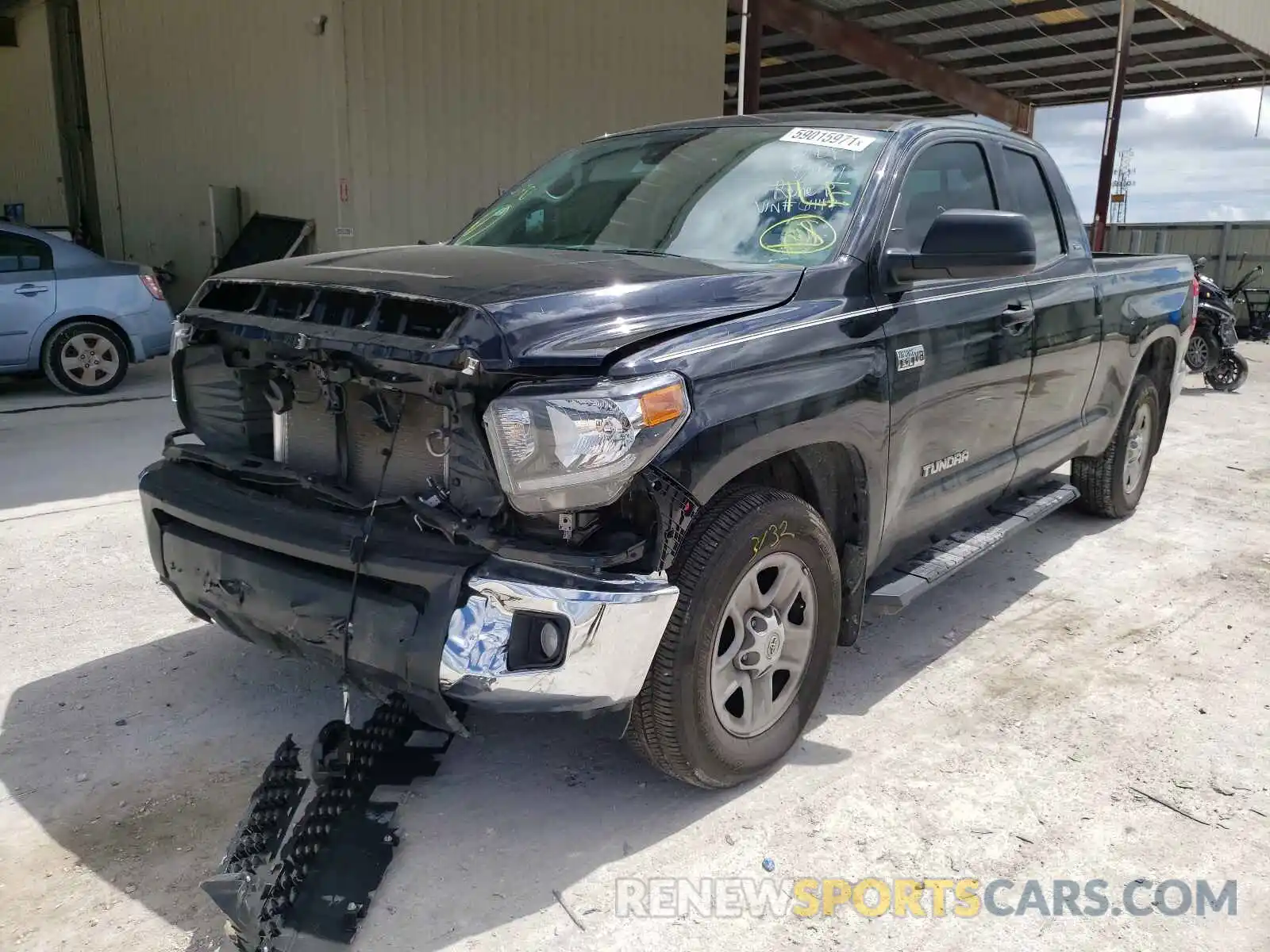 2 Photograph of a damaged car 5TFRY5F19LX266447 TOYOTA TUNDRA 2020