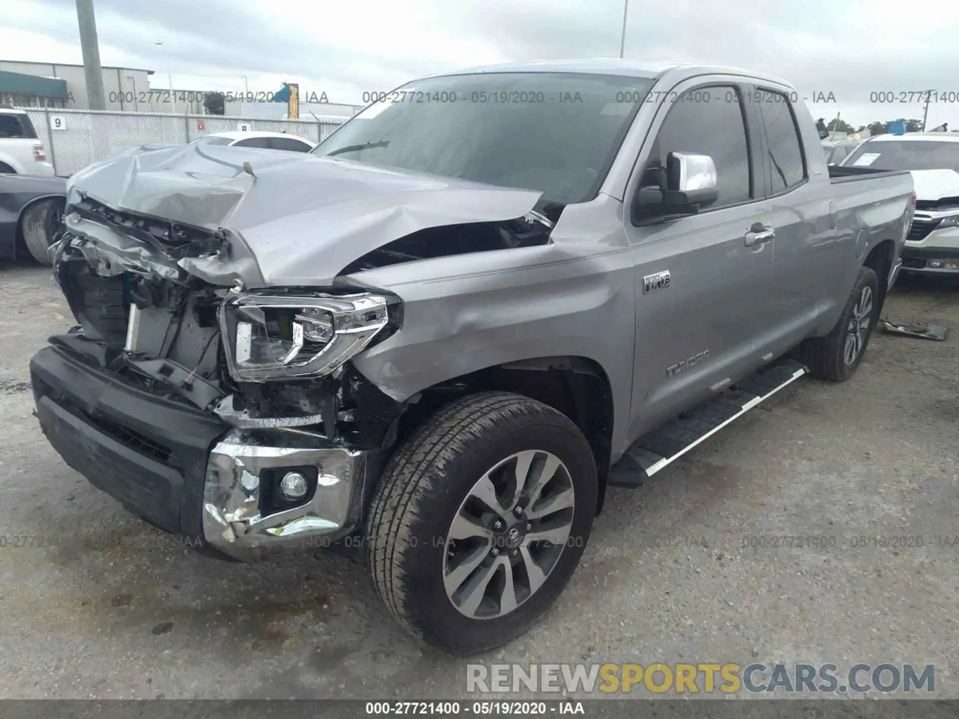 2 Photograph of a damaged car 5TFSY5F16LX259957 TOYOTA TUNDRA 2020