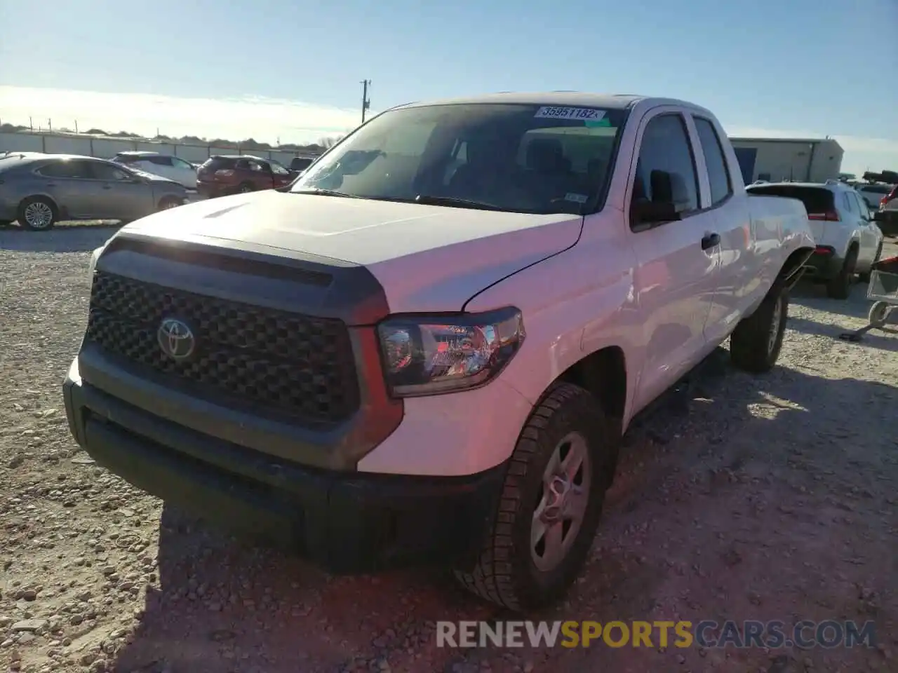 2 Photograph of a damaged car 5TFTY5F19LX010959 TOYOTA TUNDRA 2020