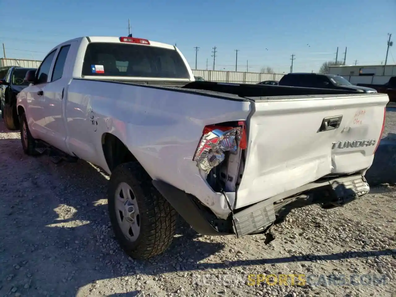 3 Photograph of a damaged car 5TFTY5F19LX010959 TOYOTA TUNDRA 2020