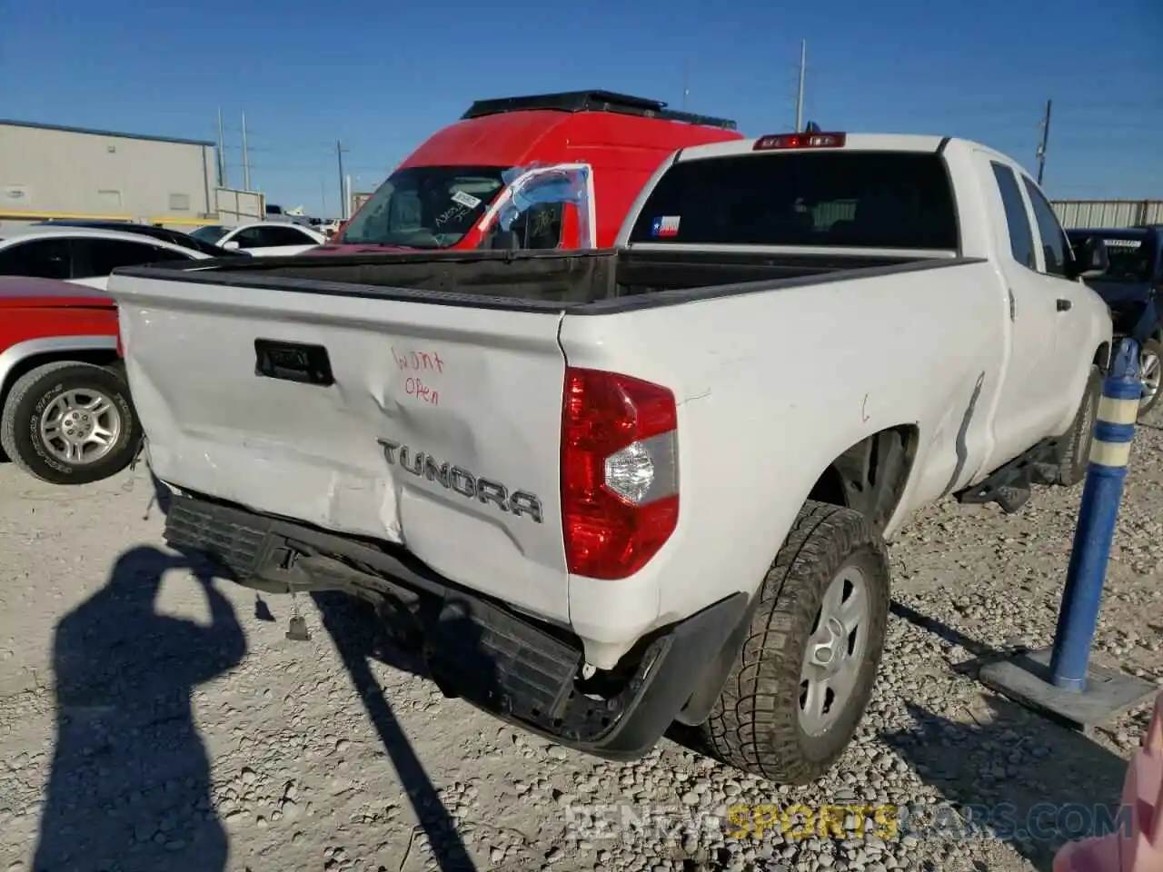 4 Photograph of a damaged car 5TFTY5F19LX010959 TOYOTA TUNDRA 2020