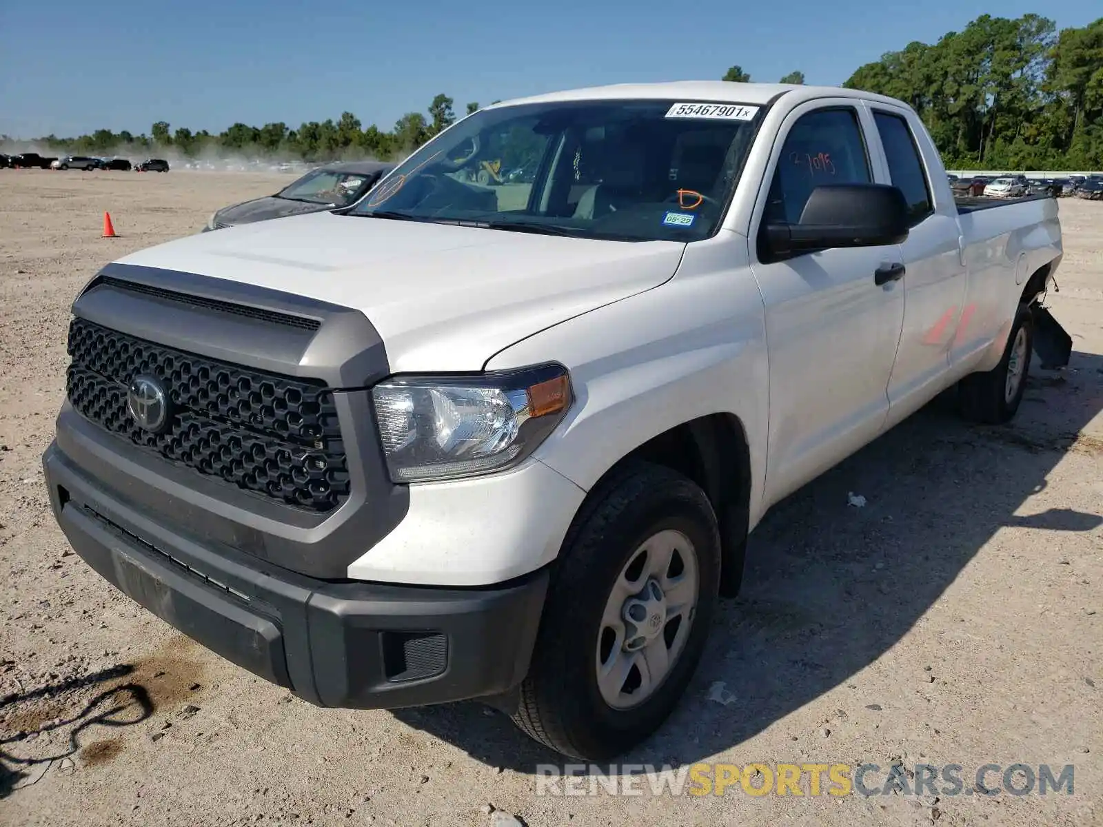 2 Photograph of a damaged car 5TFTY5F1XLX011201 TOYOTA TUNDRA 2020