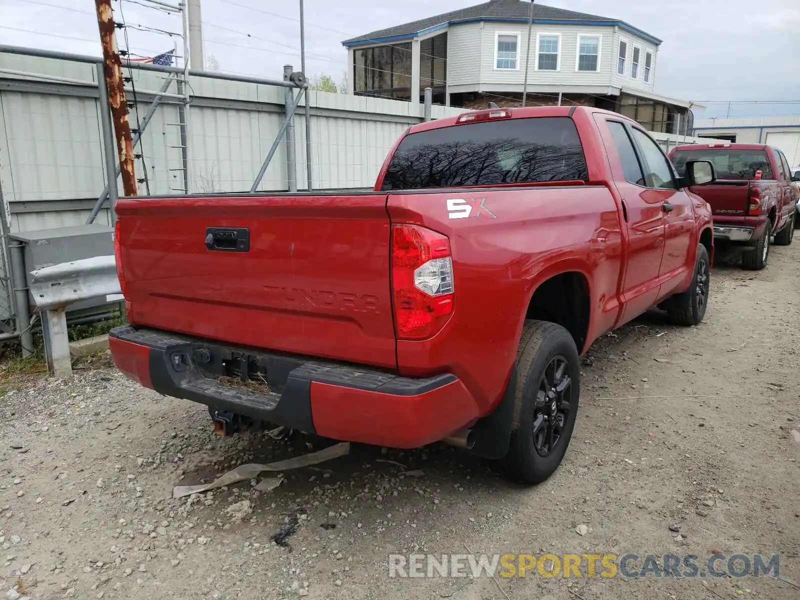 4 Photograph of a damaged car 5TFUY5F10LX873024 TOYOTA TUNDRA 2020