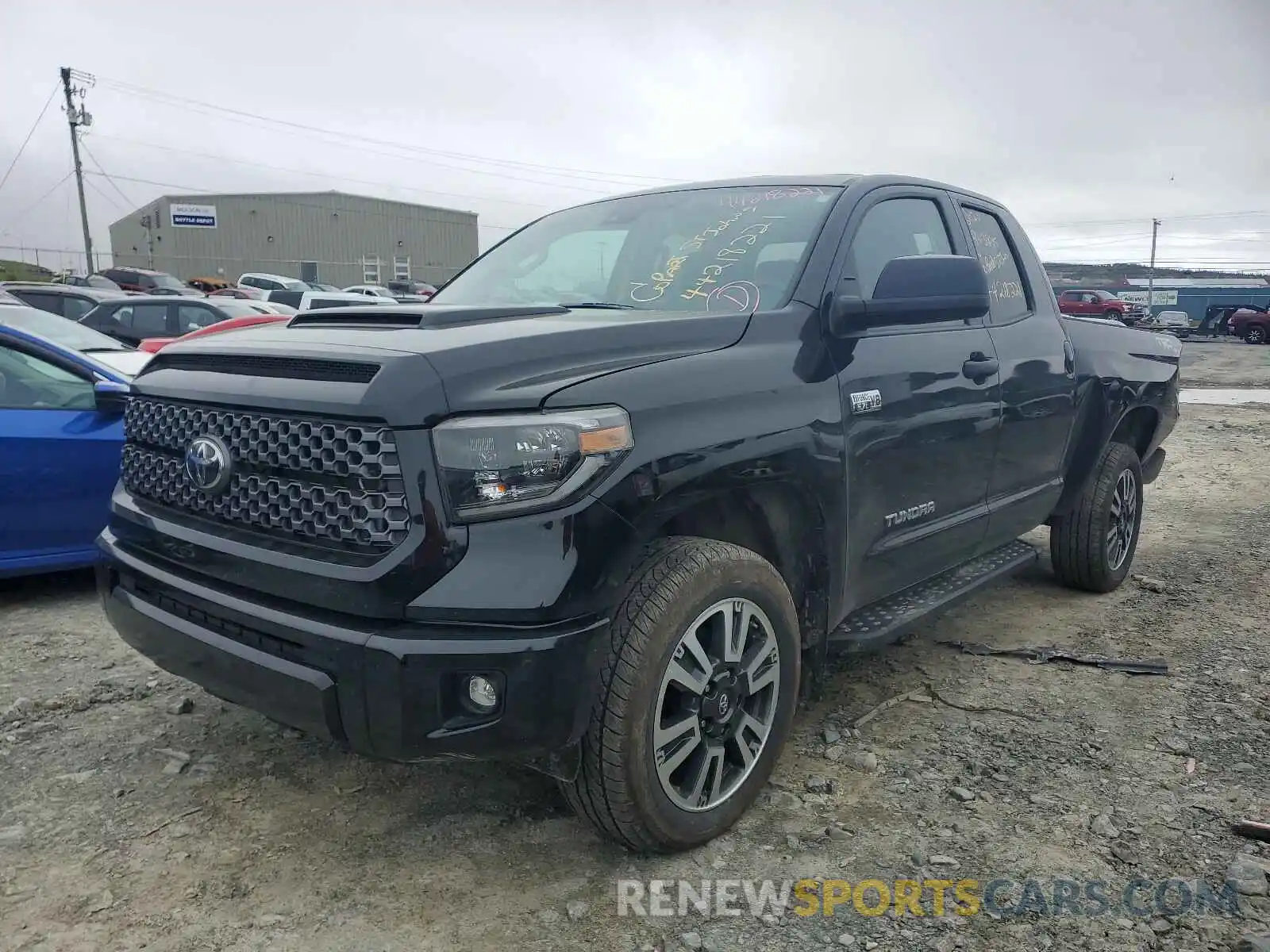 2 Photograph of a damaged car 5TFUY5F10LX943895 TOYOTA TUNDRA 2020