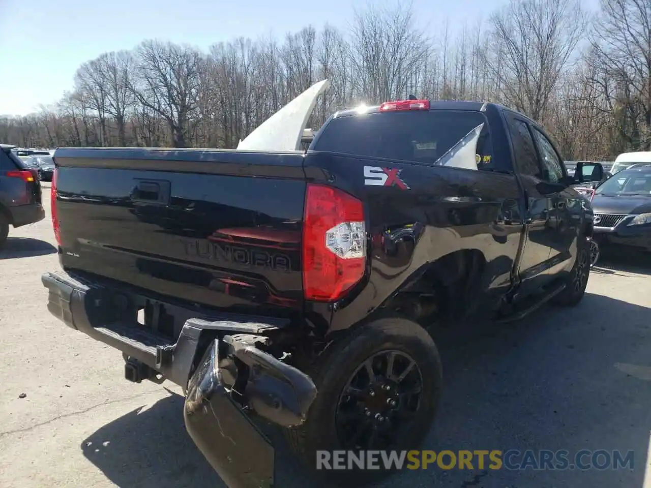 4 Photograph of a damaged car 5TFUY5F11LX894853 TOYOTA TUNDRA 2020