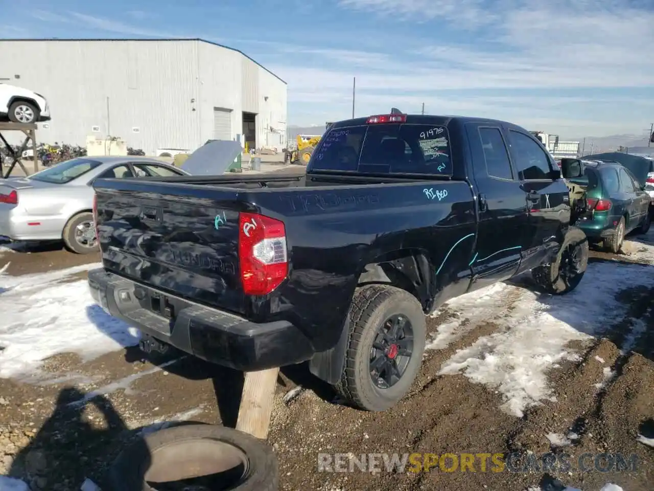 4 Photograph of a damaged car 5TFUY5F11LX937653 TOYOTA TUNDRA 2020