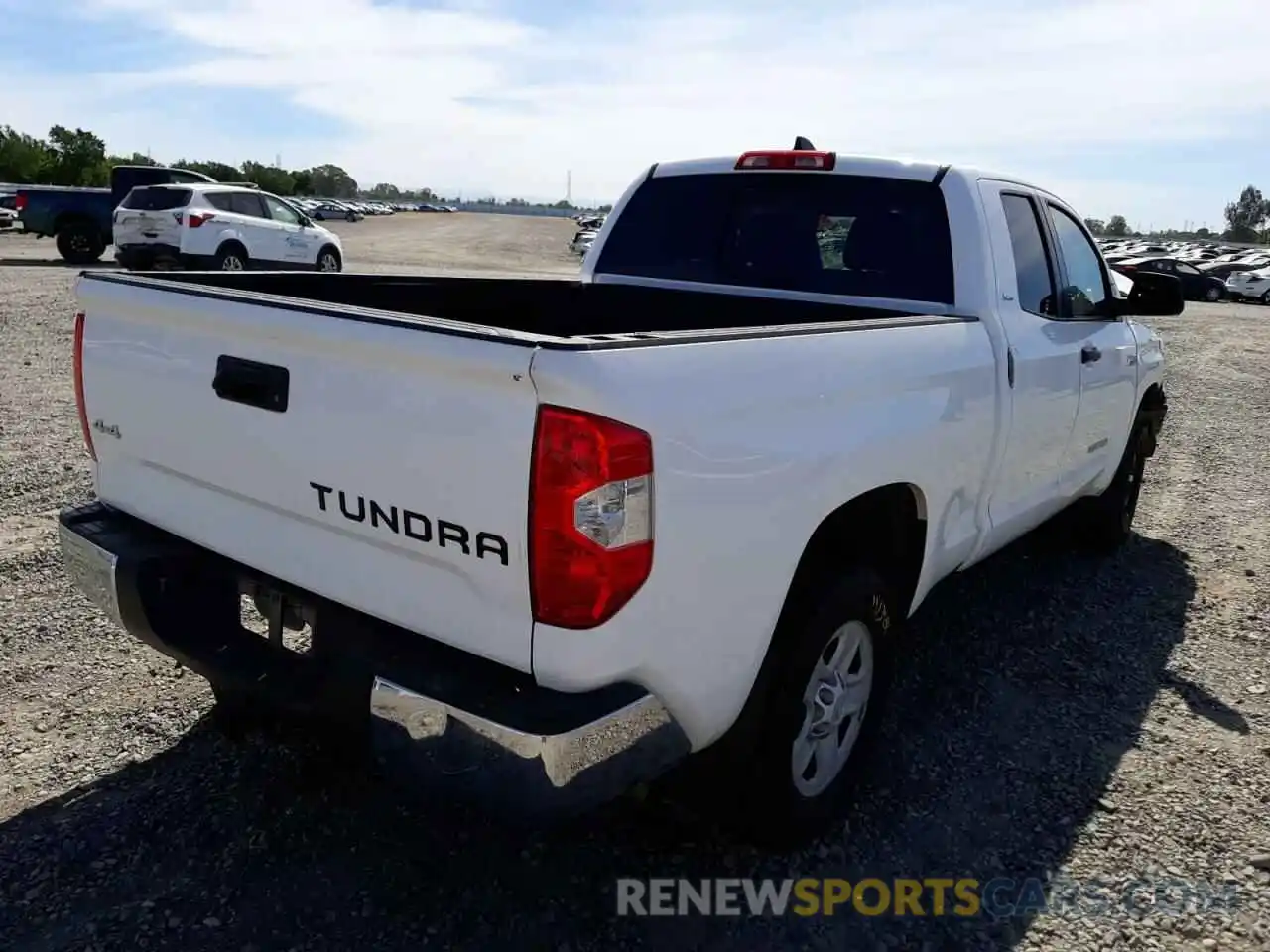 4 Photograph of a damaged car 5TFUY5F11LX942822 TOYOTA TUNDRA 2020