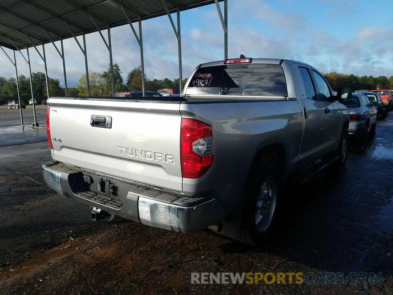 4 Photograph of a damaged car 5TFUY5F12LX891671 TOYOTA TUNDRA 2020