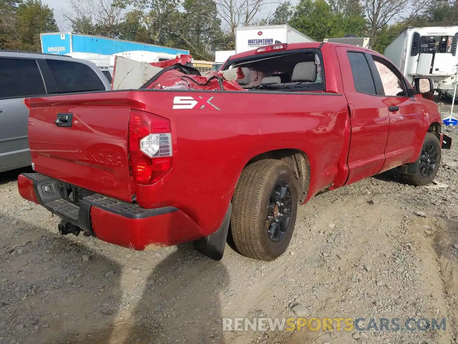 4 Photograph of a damaged car 5TFUY5F12LX895106 TOYOTA TUNDRA 2020