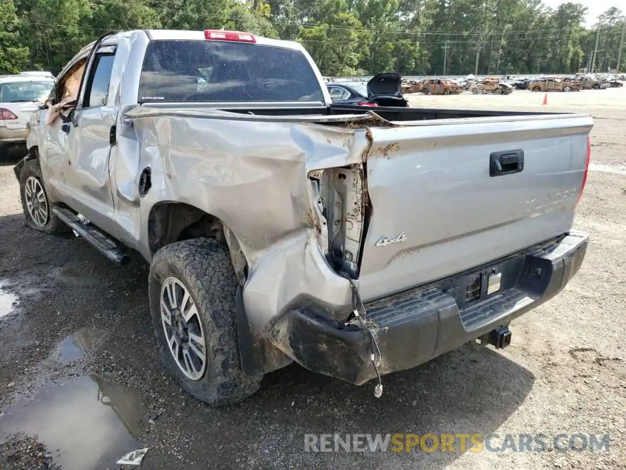 3 Photograph of a damaged car 5TFUY5F12LX912387 TOYOTA TUNDRA 2020