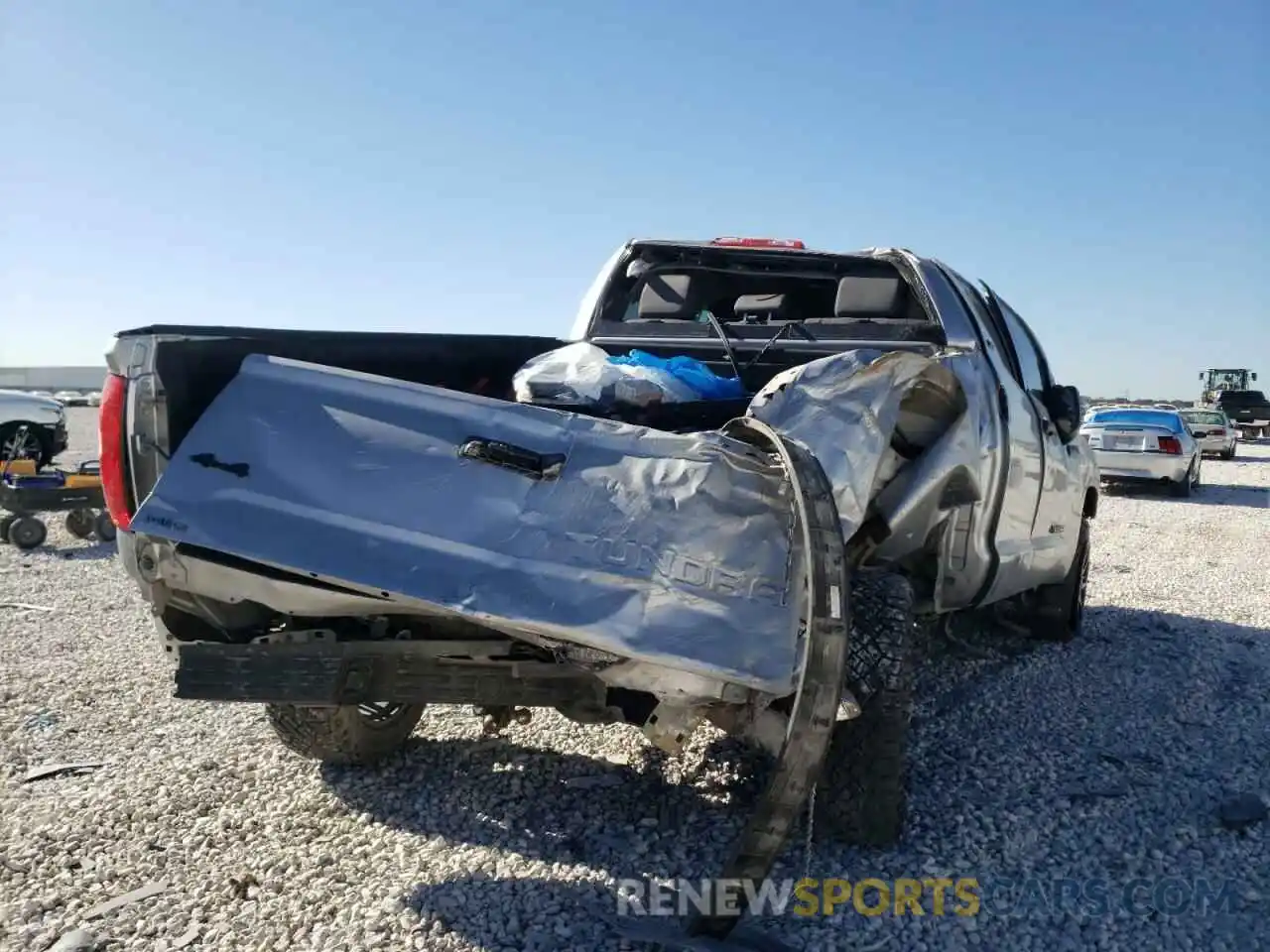 4 Photograph of a damaged car 5TFUY5F13LX888763 TOYOTA TUNDRA 2020