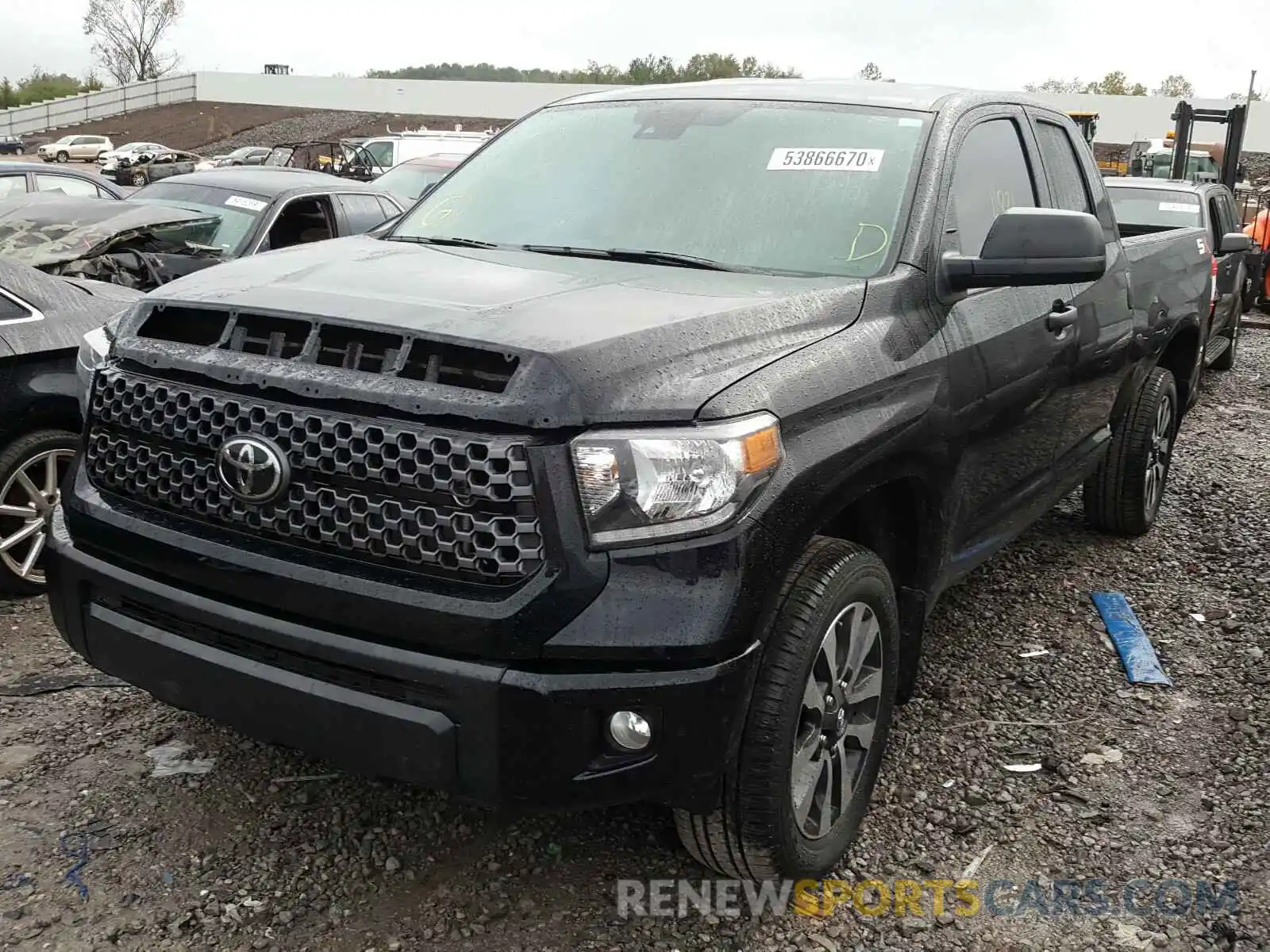 2 Photograph of a damaged car 5TFUY5F14LX896306 TOYOTA TUNDRA 2020