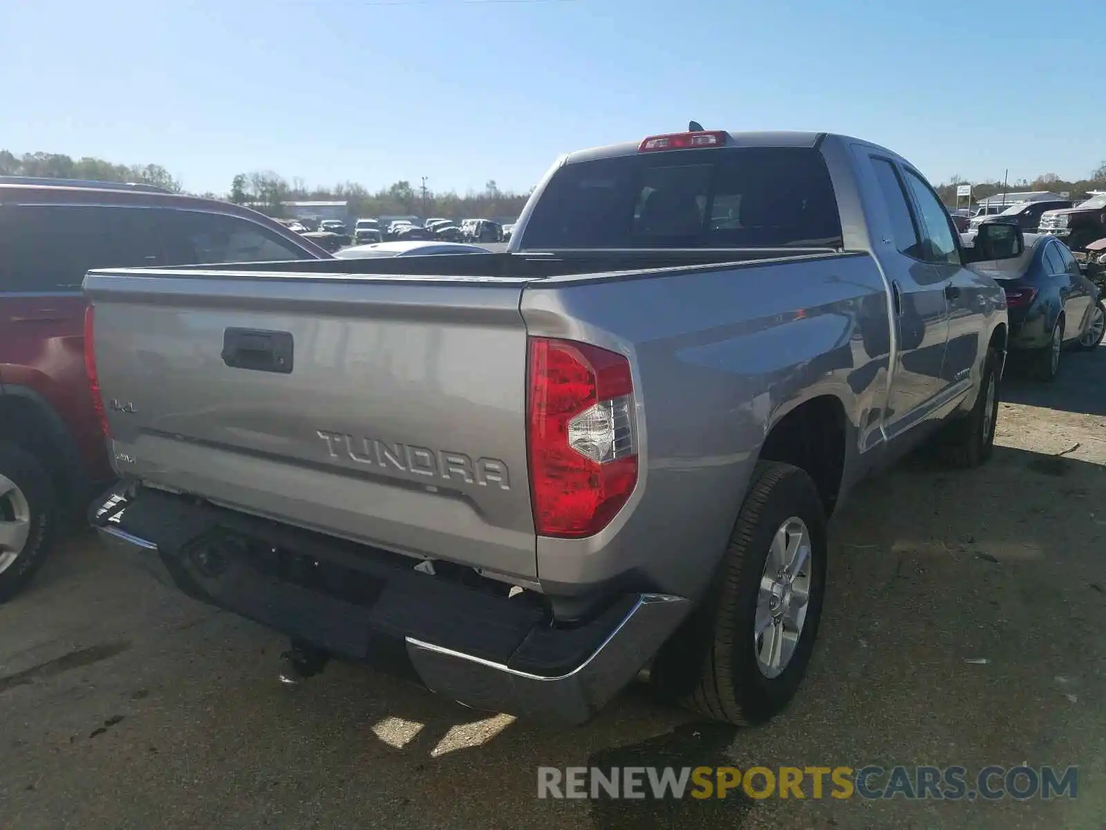 4 Photograph of a damaged car 5TFUY5F15LX955492 TOYOTA TUNDRA 2020