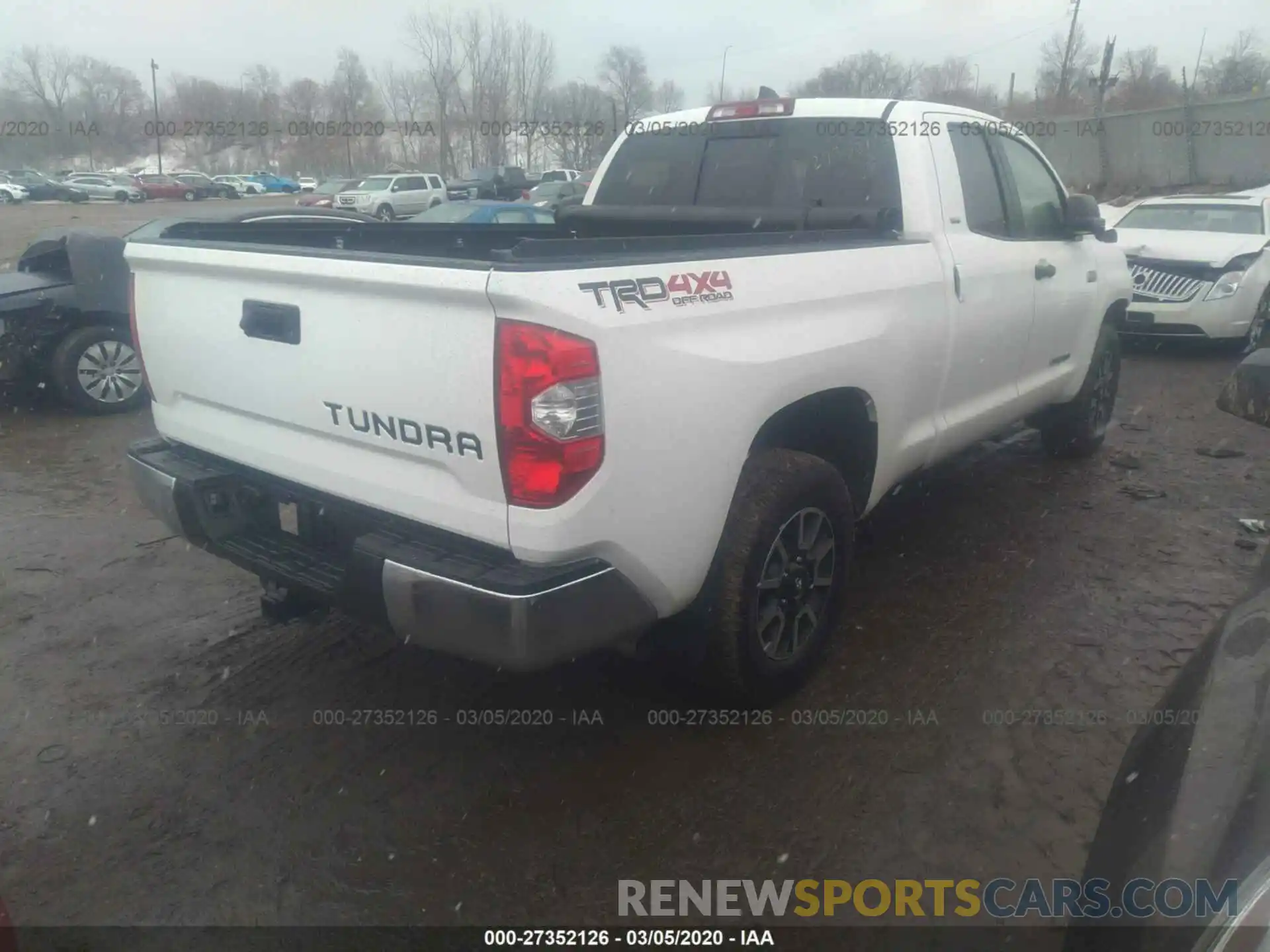 4 Photograph of a damaged car 5TFUY5F16LX905720 TOYOTA TUNDRA 2020