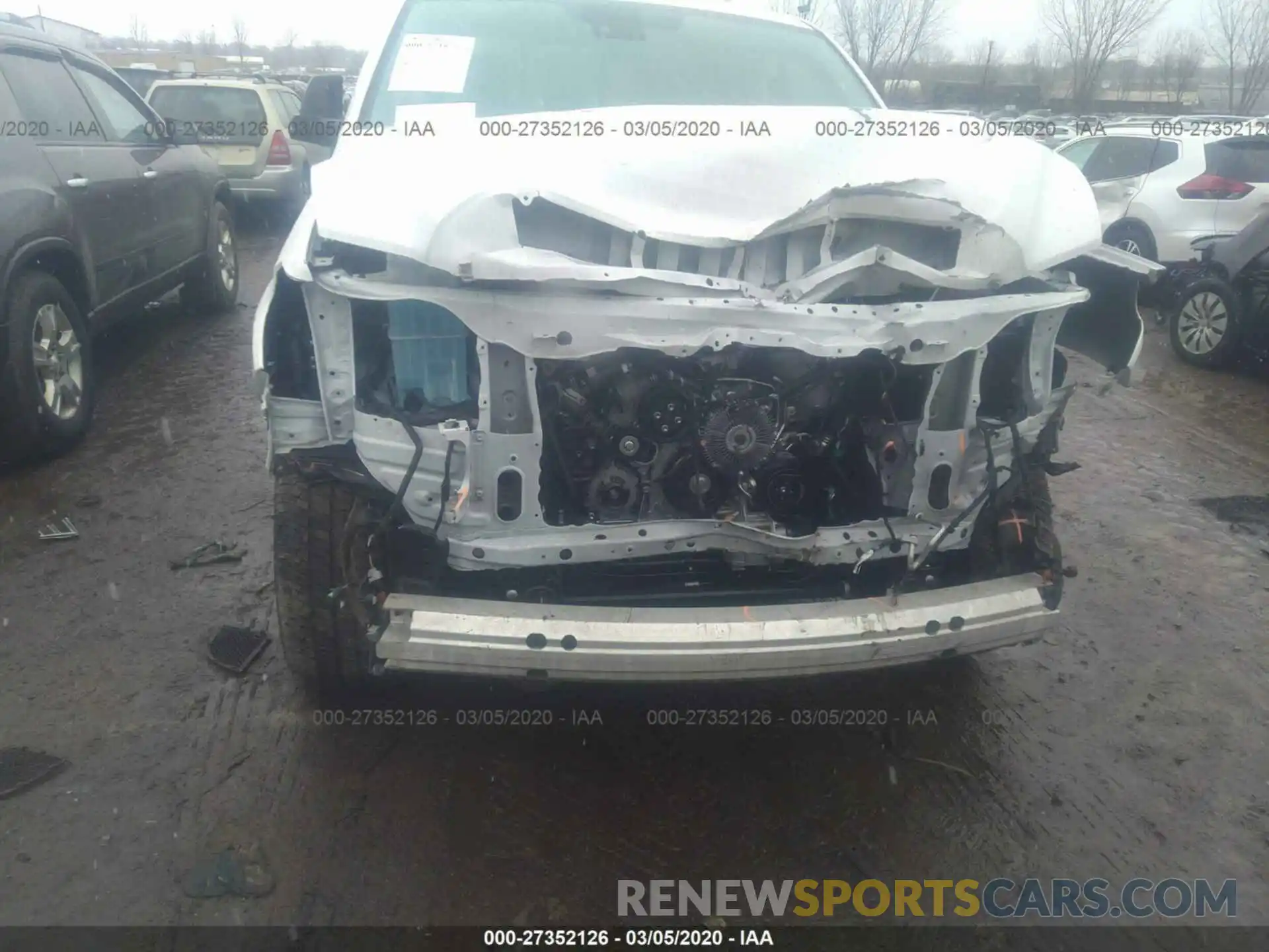 6 Photograph of a damaged car 5TFUY5F16LX905720 TOYOTA TUNDRA 2020