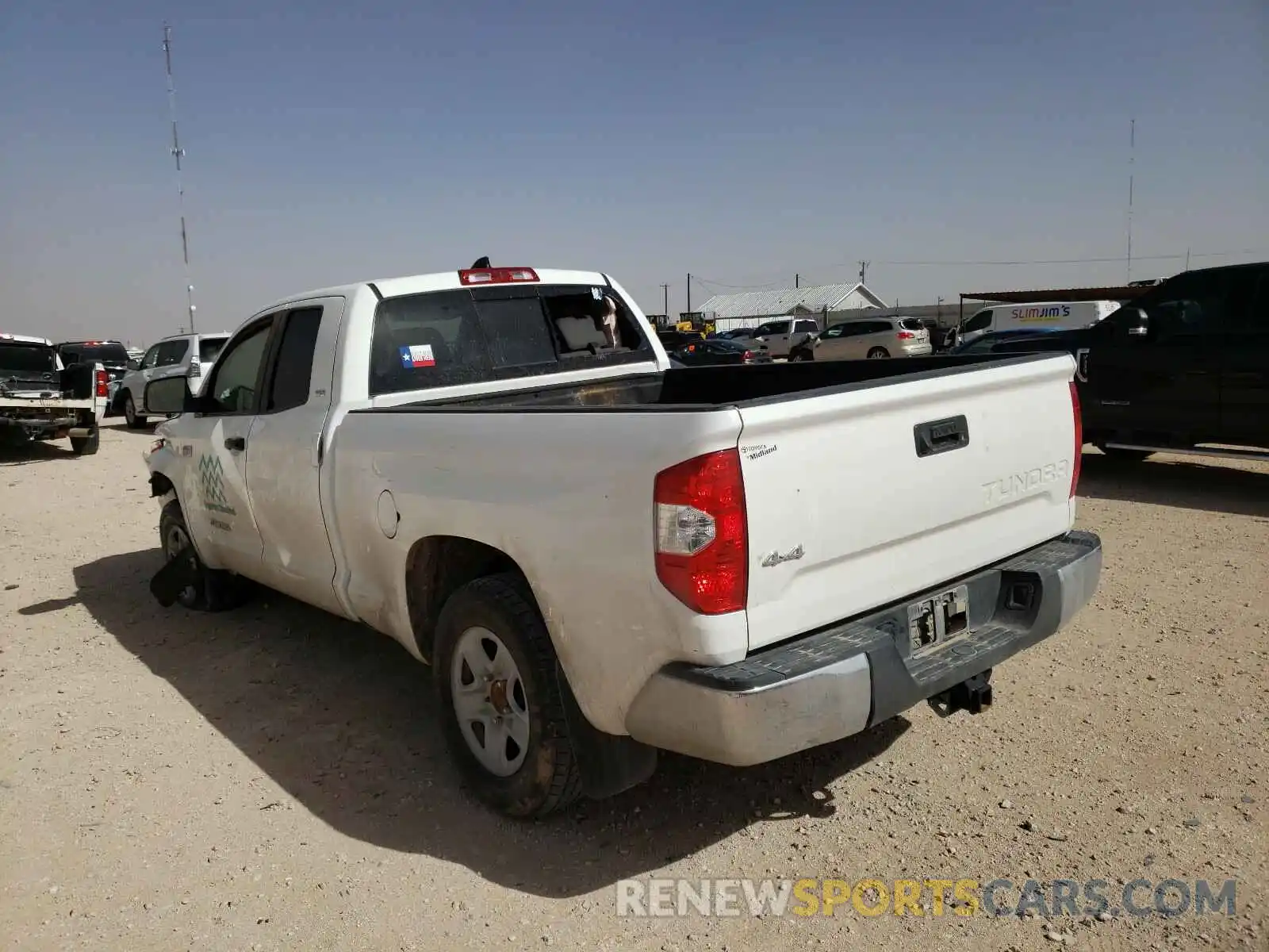 3 Photograph of a damaged car 5TFUY5F17LX877412 TOYOTA TUNDRA 2020