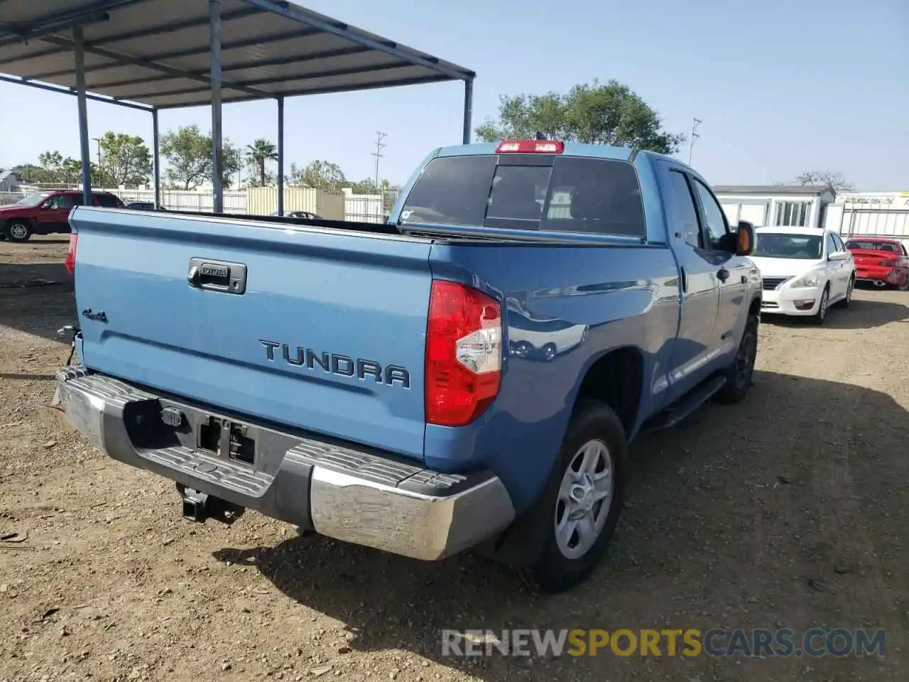 4 Photograph of a damaged car 5TFUY5F17LX943330 TOYOTA TUNDRA 2020