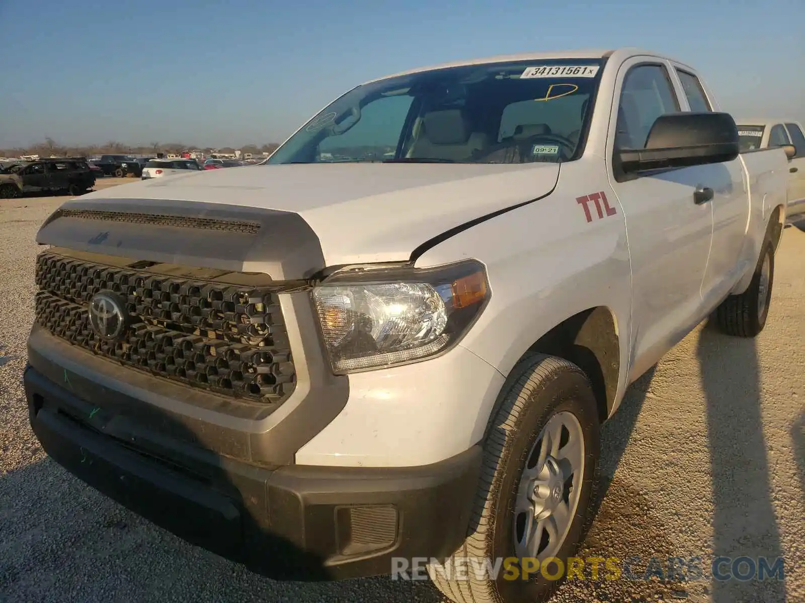 2 Photograph of a damaged car 5TFUY5F17LX950827 TOYOTA TUNDRA 2020