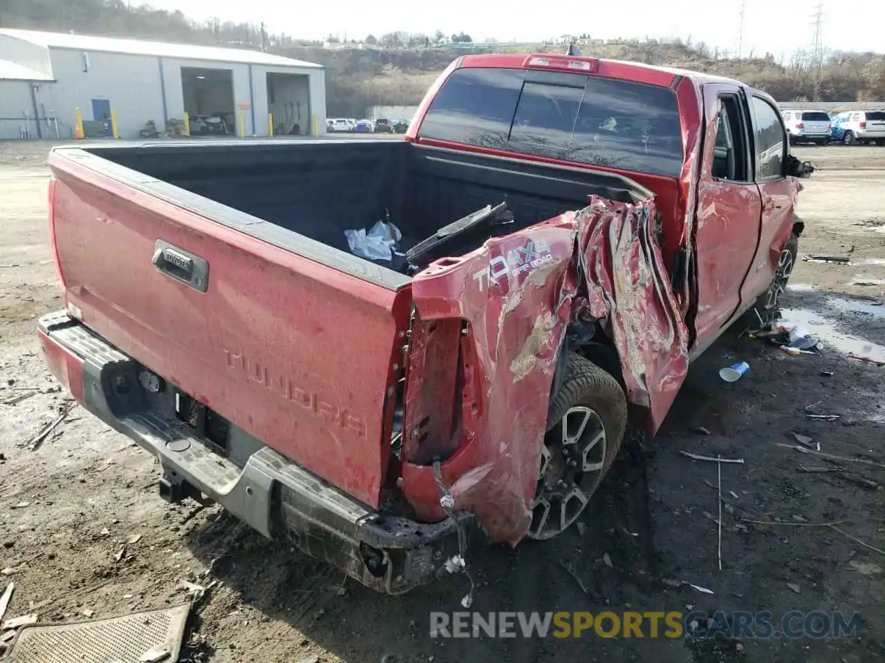 4 Photograph of a damaged car 5TFUY5F18LX885891 TOYOTA TUNDRA 2020