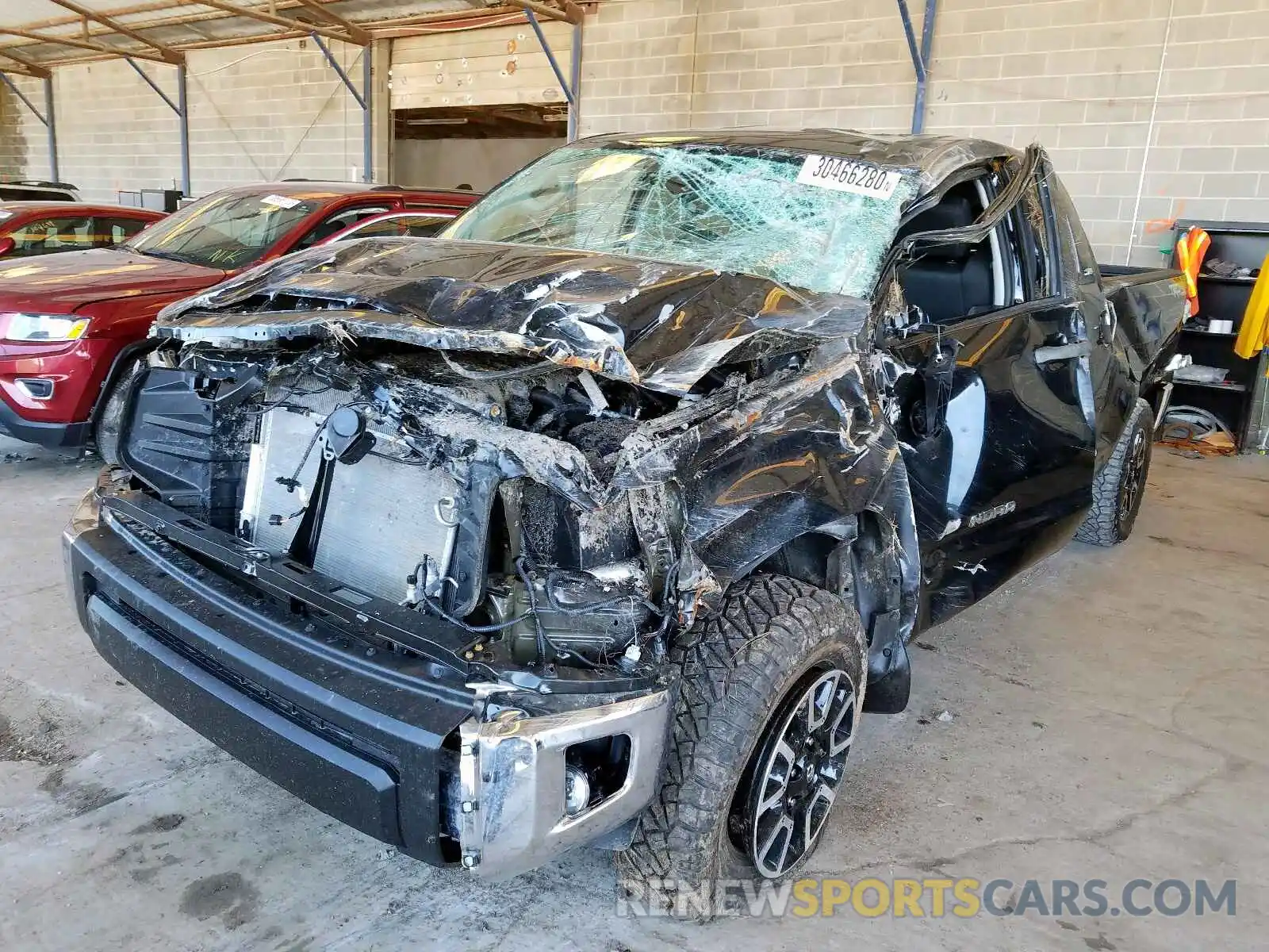 9 Photograph of a damaged car 5TFUY5F19LX905727 TOYOTA TUNDRA 2020