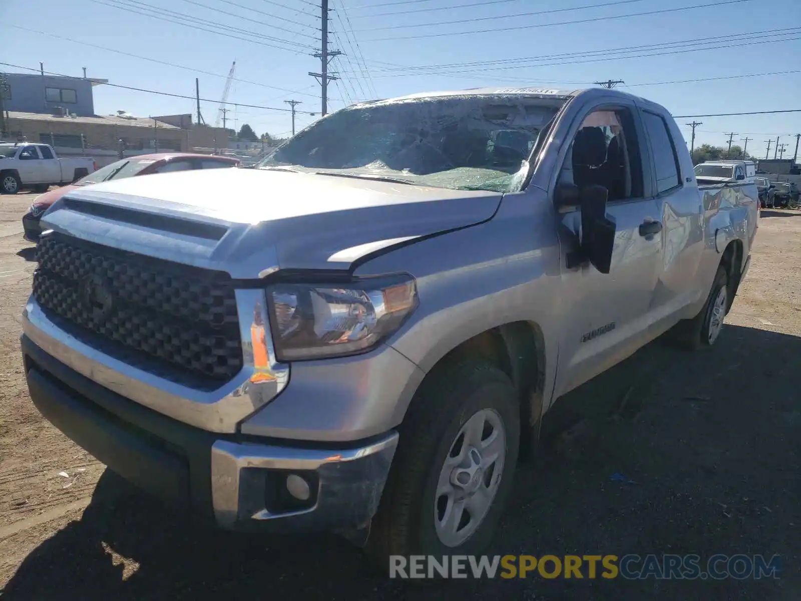 2 Photograph of a damaged car 5TFUY5F19LX945760 TOYOTA TUNDRA 2020