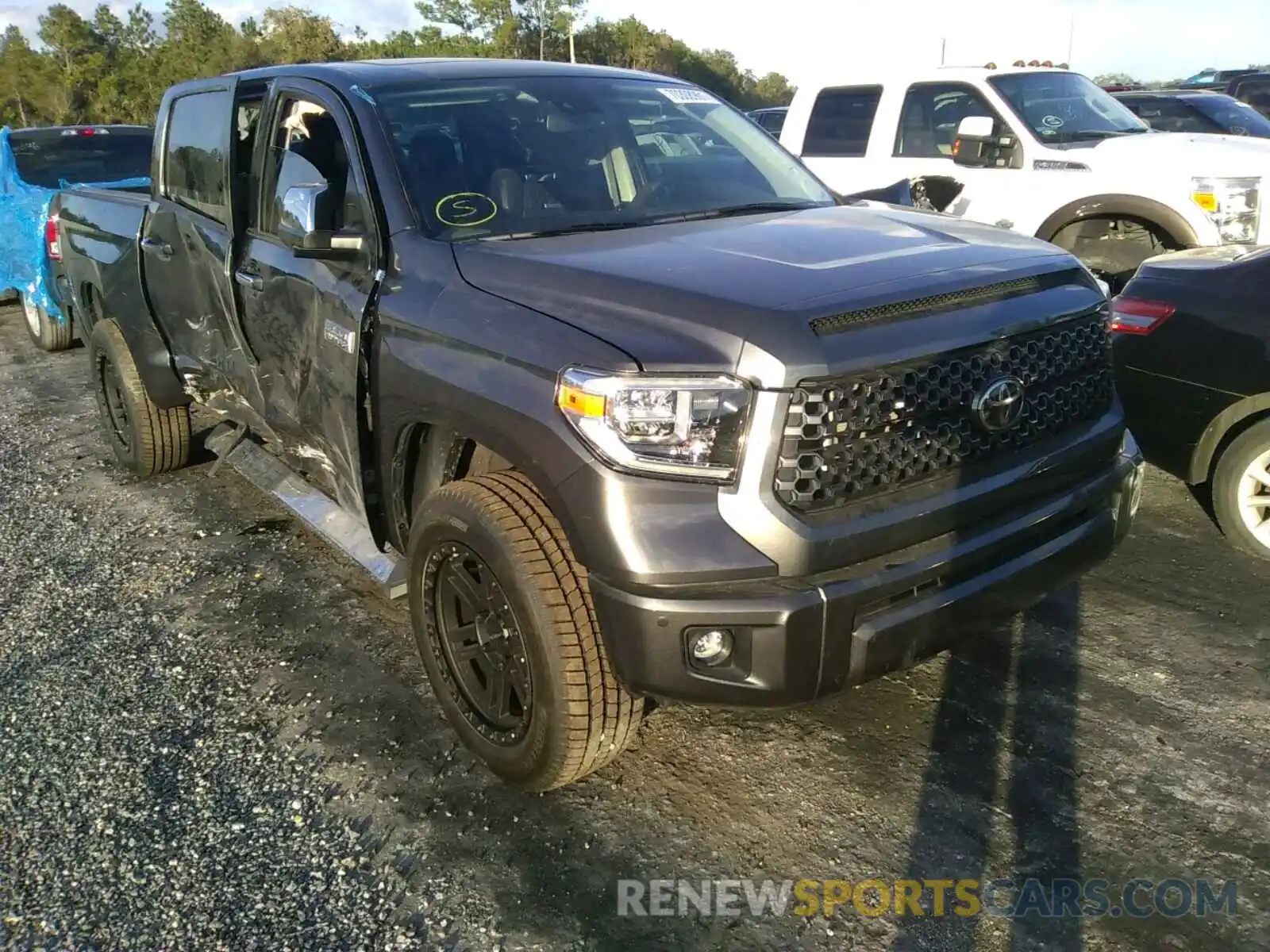 1 Photograph of a damaged car 5TFAY5F11MX964596 TOYOTA TUNDRA 2021