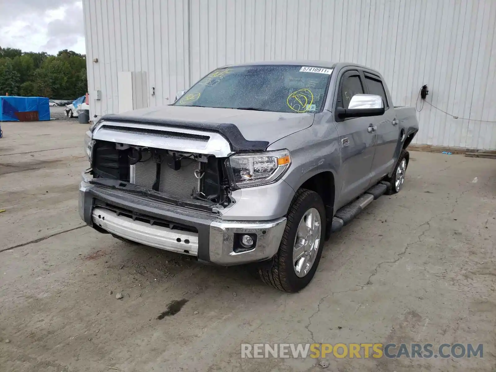 2 Photograph of a damaged car 5TFAY5F11MX989174 TOYOTA TUNDRA 2021