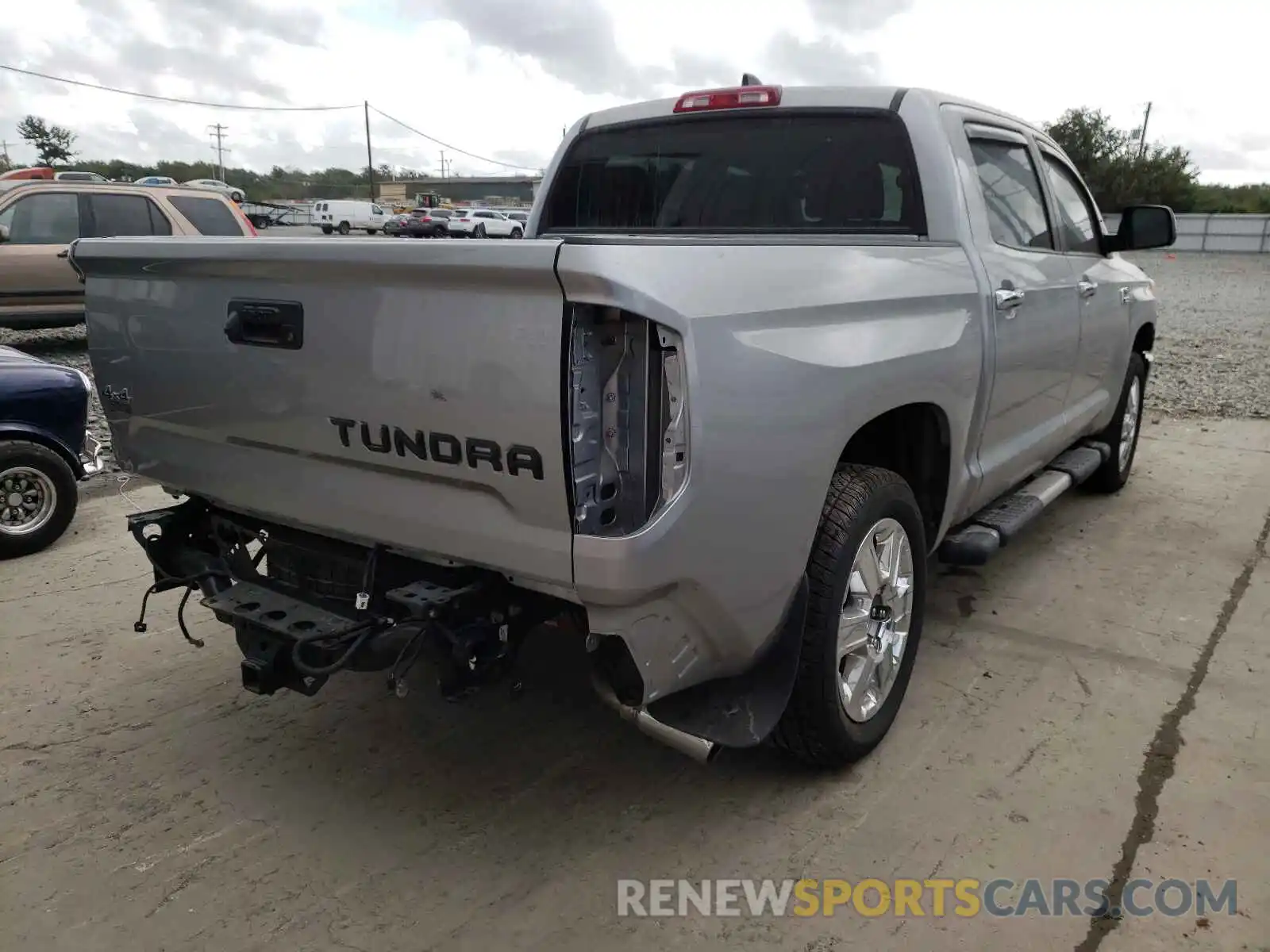 4 Photograph of a damaged car 5TFAY5F11MX989174 TOYOTA TUNDRA 2021