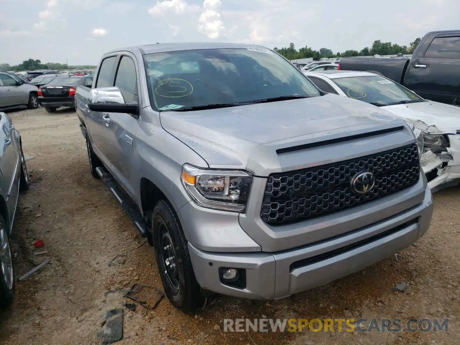 1 Photograph of a damaged car 5TFAY5F12MX971508 TOYOTA TUNDRA 2021