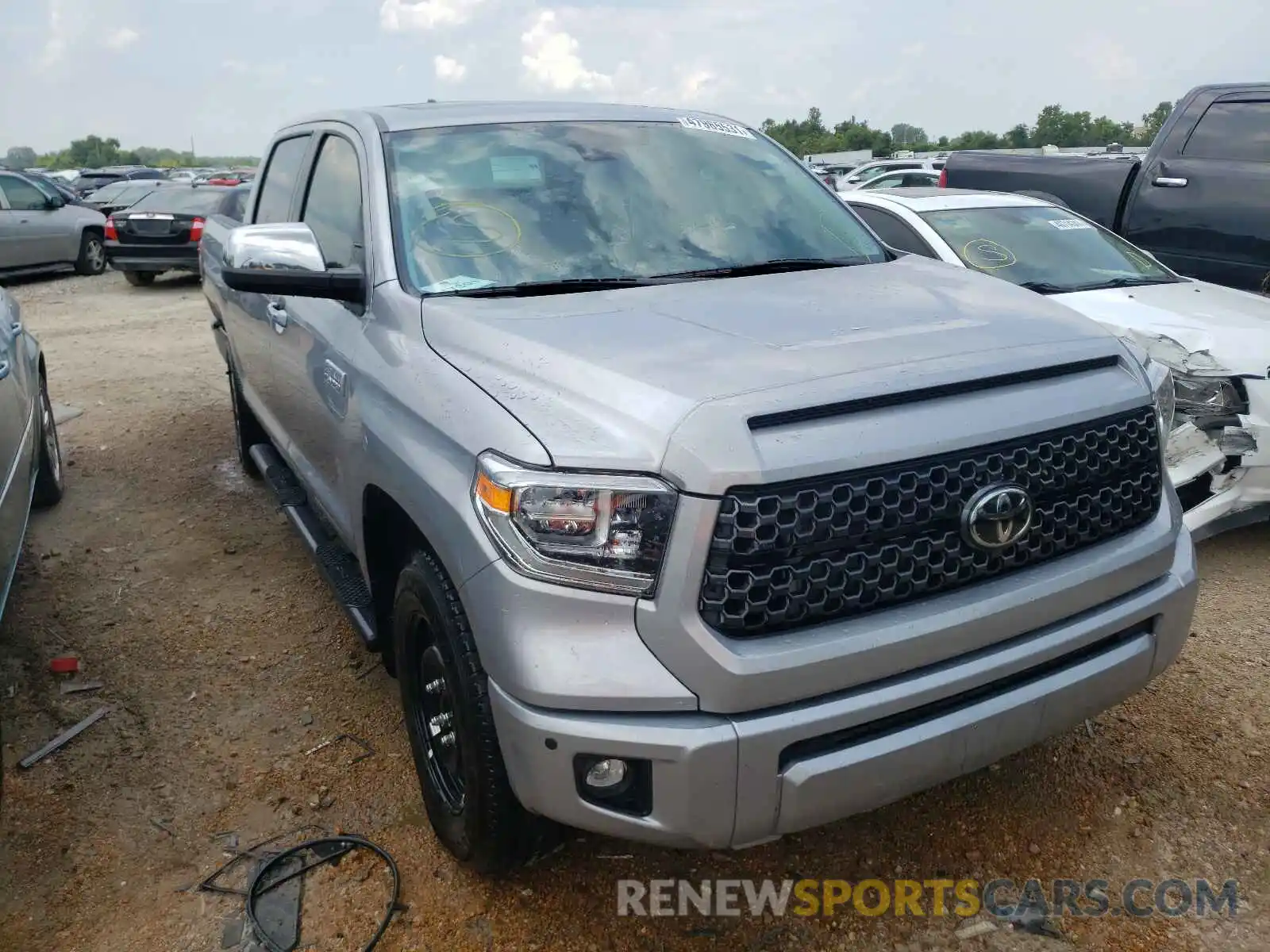 2 Photograph of a damaged car 5TFAY5F12MX971508 TOYOTA TUNDRA 2021