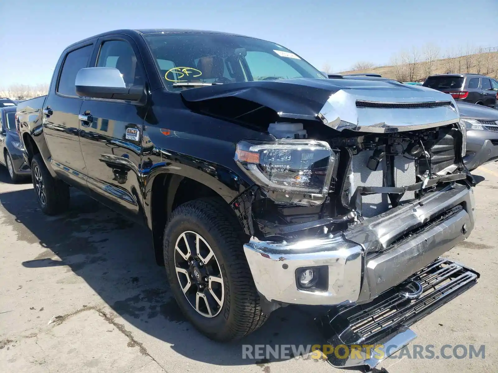 1 Photograph of a damaged car 5TFAY5F14MX001711 TOYOTA TUNDRA 2021