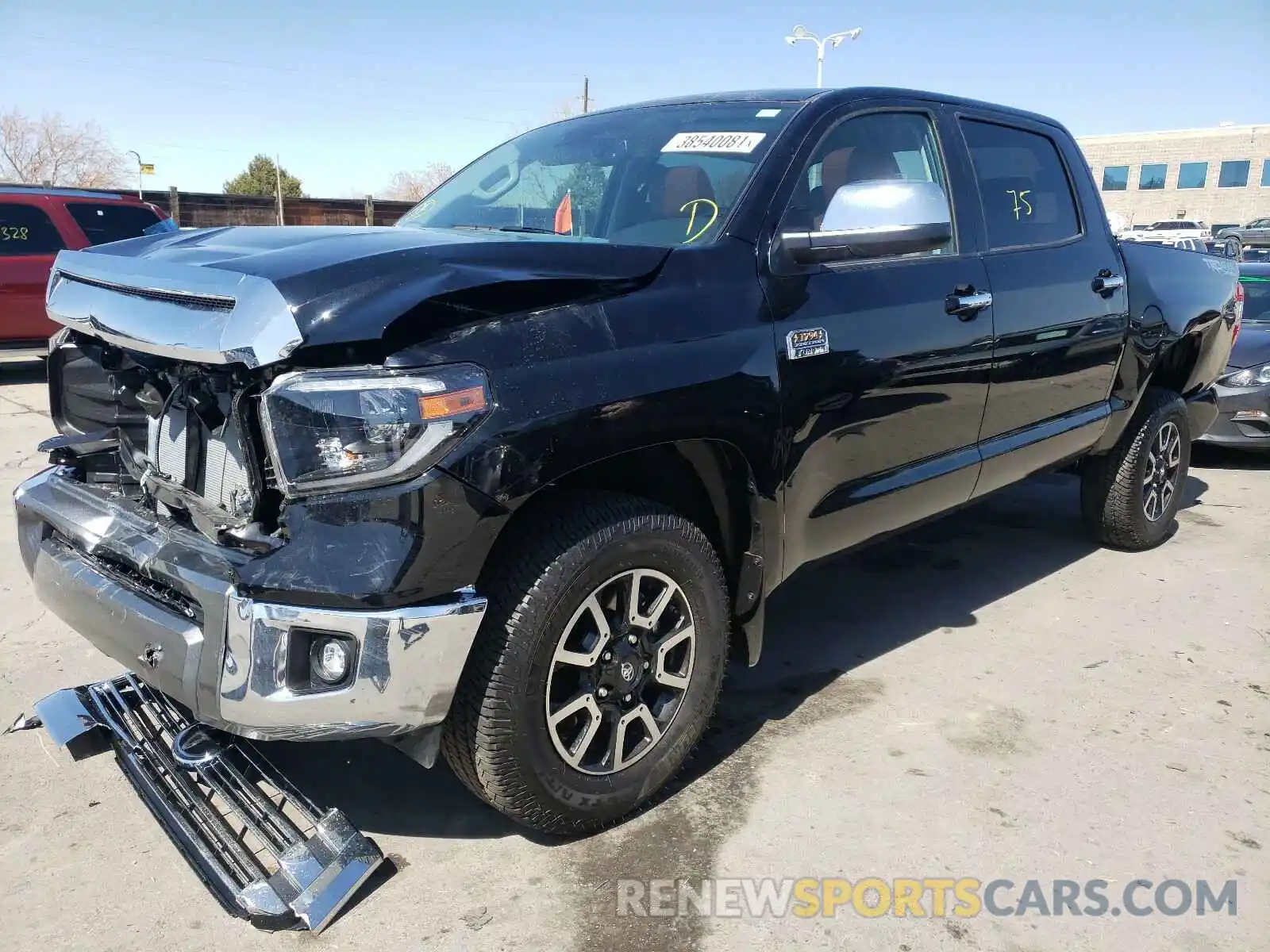 2 Photograph of a damaged car 5TFAY5F14MX001711 TOYOTA TUNDRA 2021