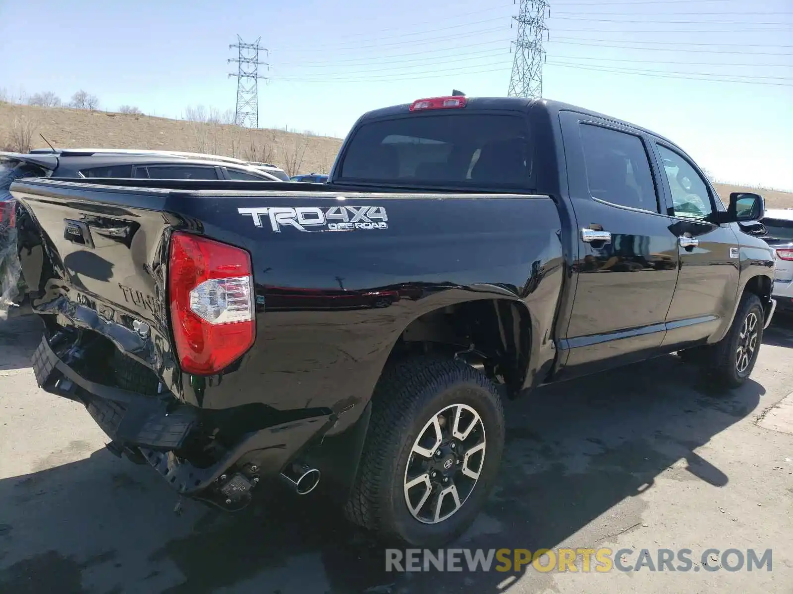 4 Photograph of a damaged car 5TFAY5F14MX001711 TOYOTA TUNDRA 2021