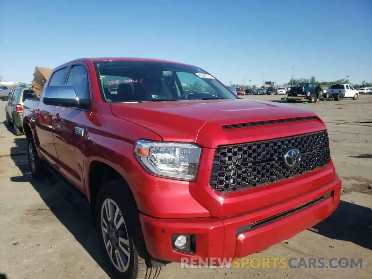 1 Photograph of a damaged car 5TFAY5F14MX030108 TOYOTA TUNDRA 2021