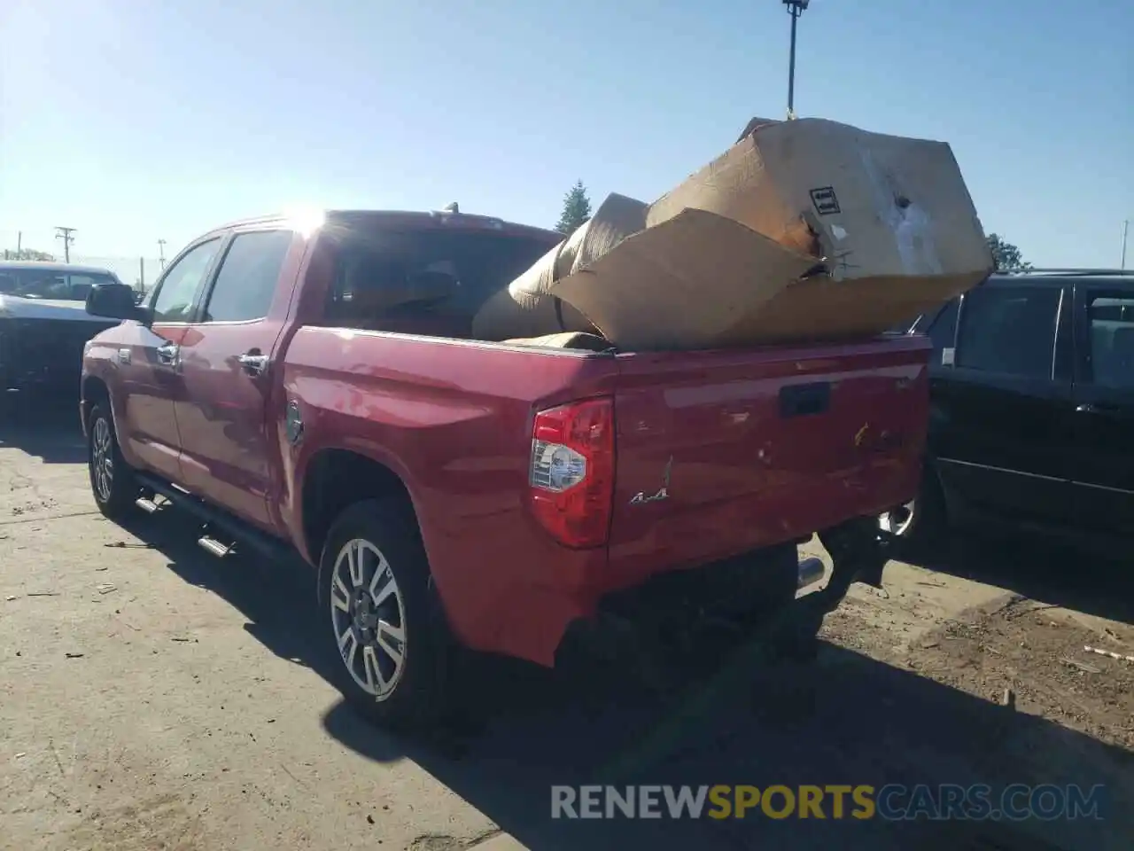 3 Photograph of a damaged car 5TFAY5F14MX030108 TOYOTA TUNDRA 2021