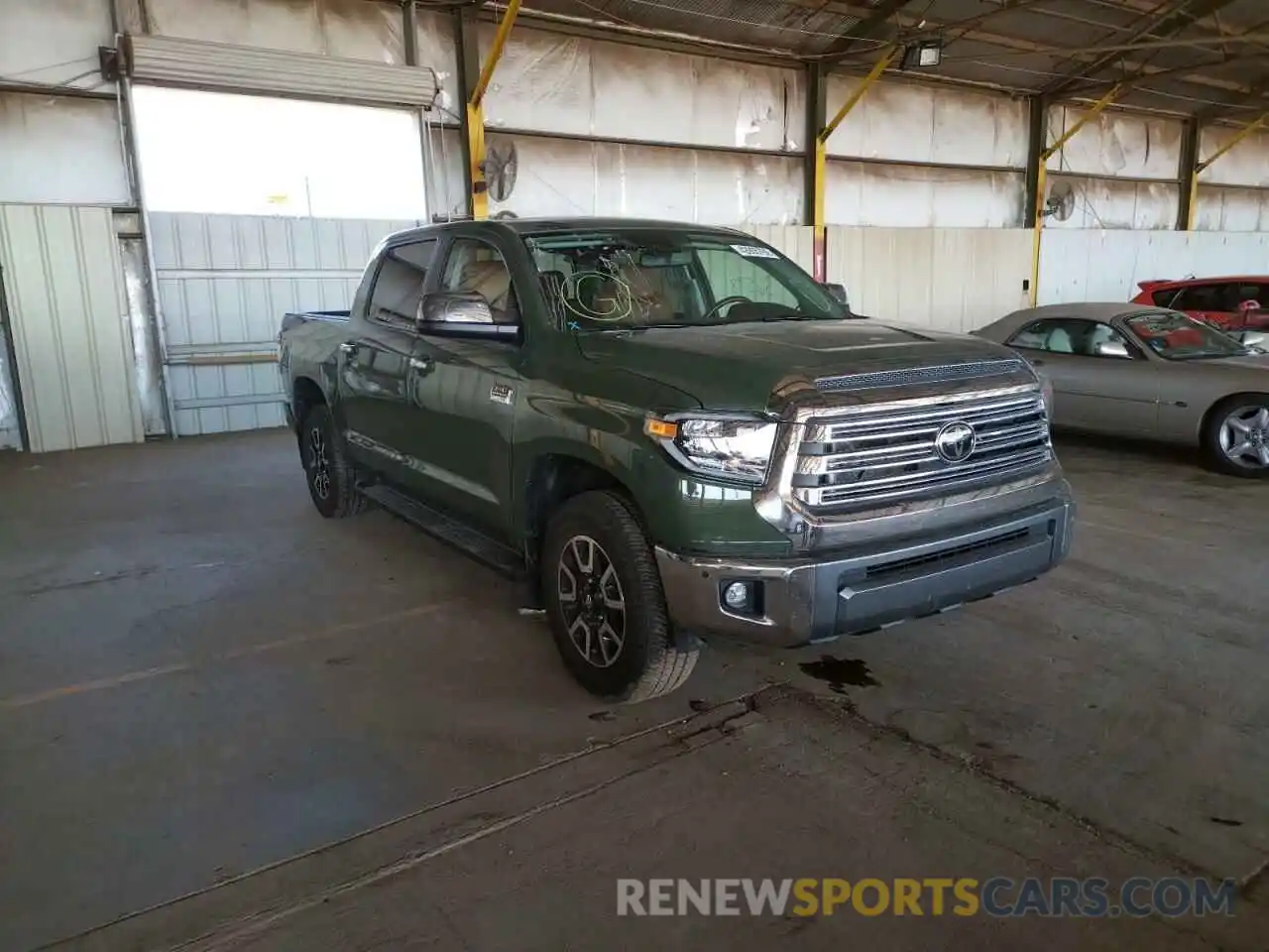 1 Photograph of a damaged car 5TFAY5F14MX987760 TOYOTA TUNDRA 2021