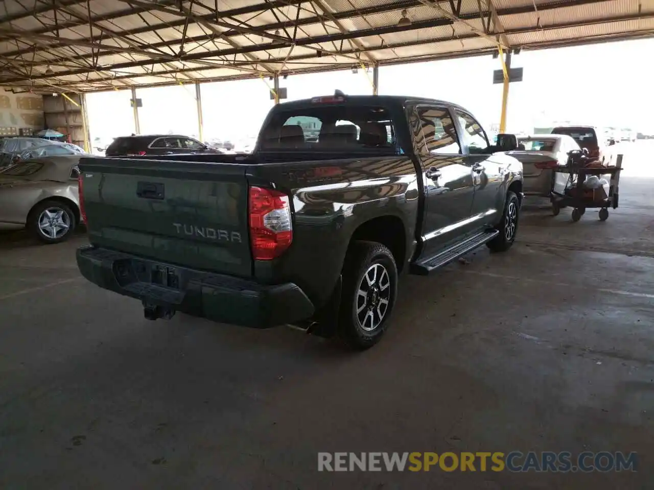 4 Photograph of a damaged car 5TFAY5F14MX987760 TOYOTA TUNDRA 2021